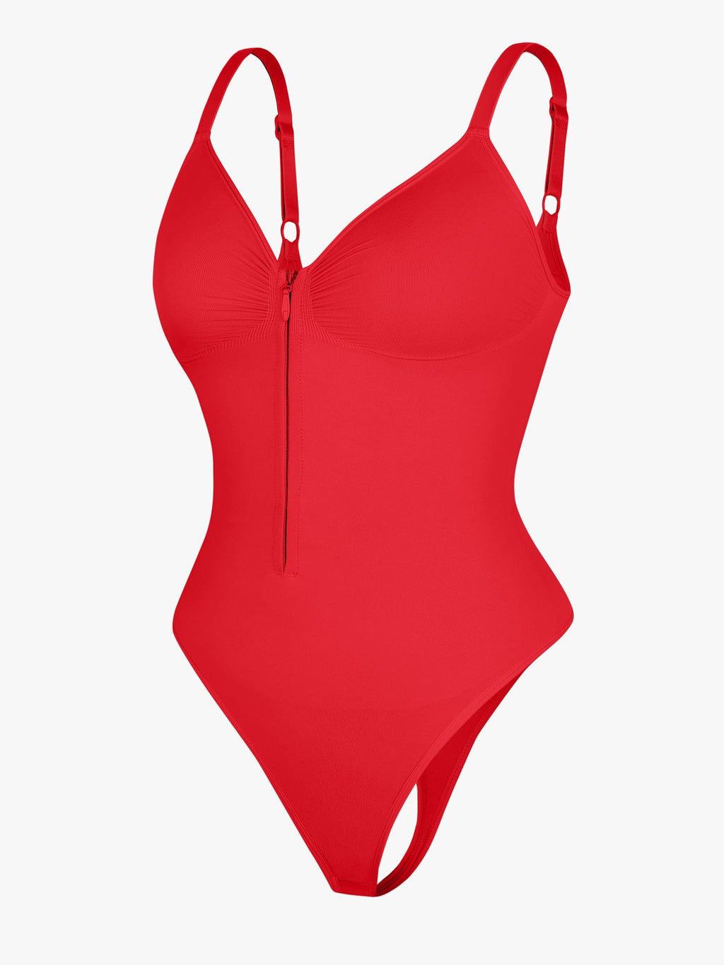 Seamless Tummy Control Zipper Bodysuit