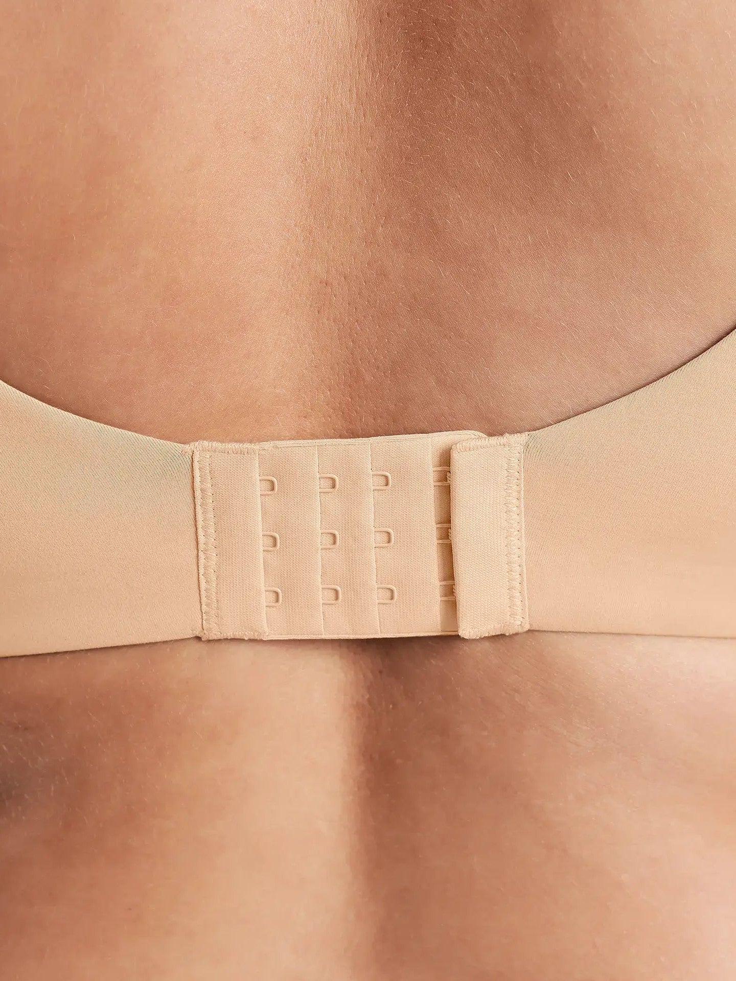 Feelingirl Unlined Minimizer Bra with Sheer V-Neck