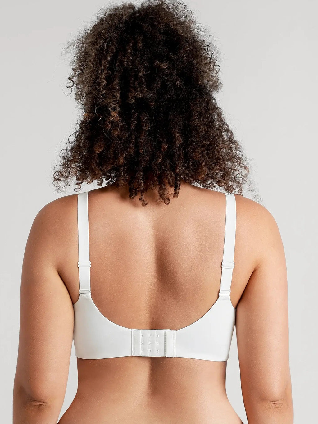 Feelingirl Unlined Minimizer Bra with Sheer V-Neck