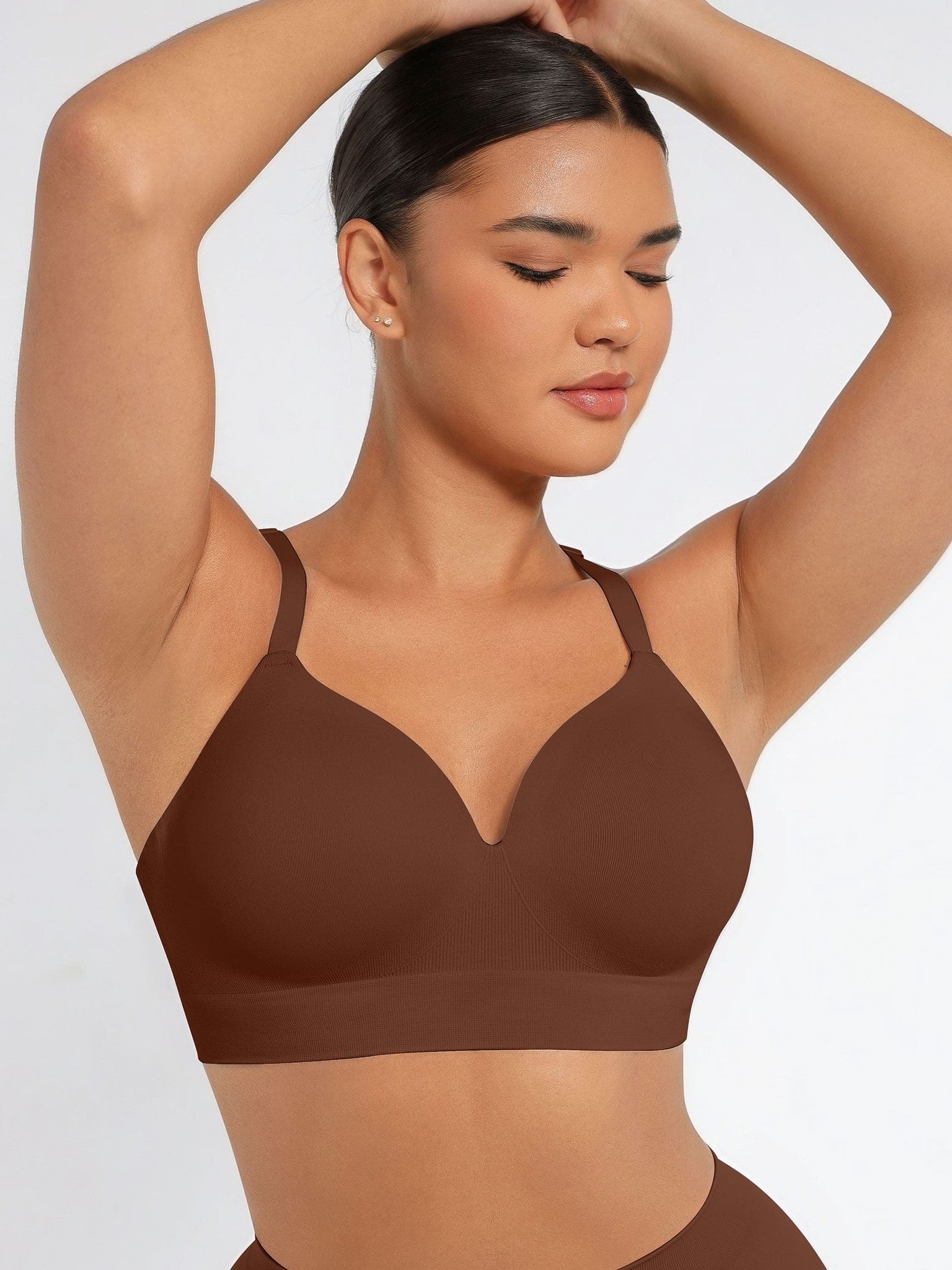 Wireless Push-Up Seamless Full Coverage Bra Bundle