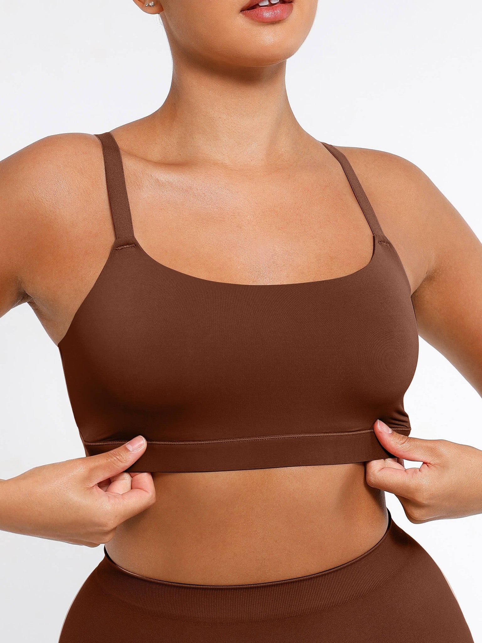 Wireless Invisible Square Neck Everyday Bra