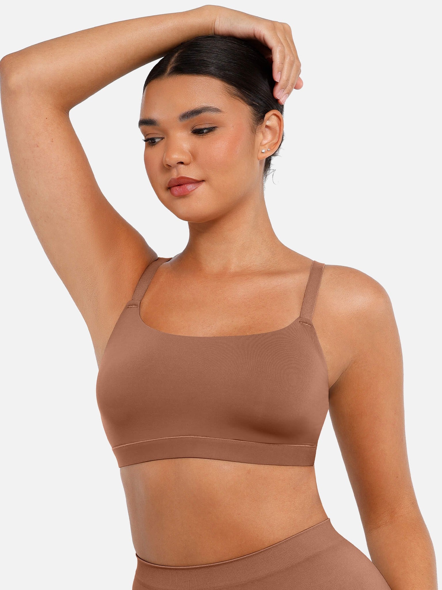Wireless Invisible Square Neck Everyday Bra