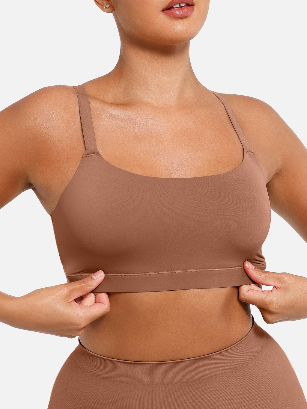 Wireless Invisible Square Neck Everyday Bra