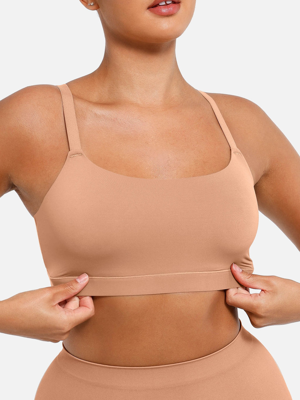 Wireless Invisible Square Neck Everyday Bra