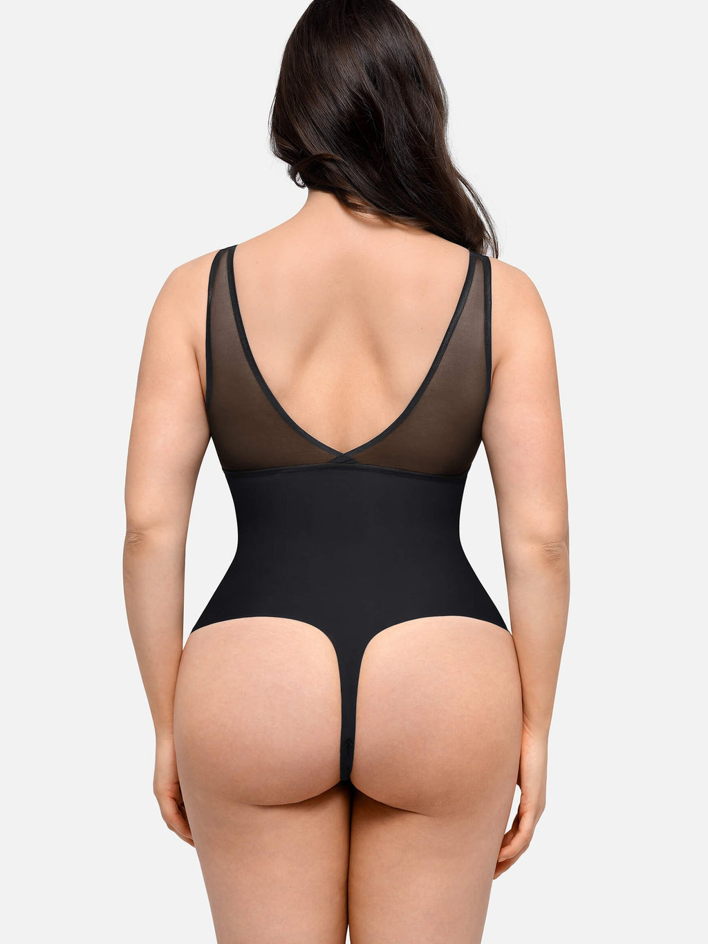 Plunge Breathable Seamless Shaping Bodysuit