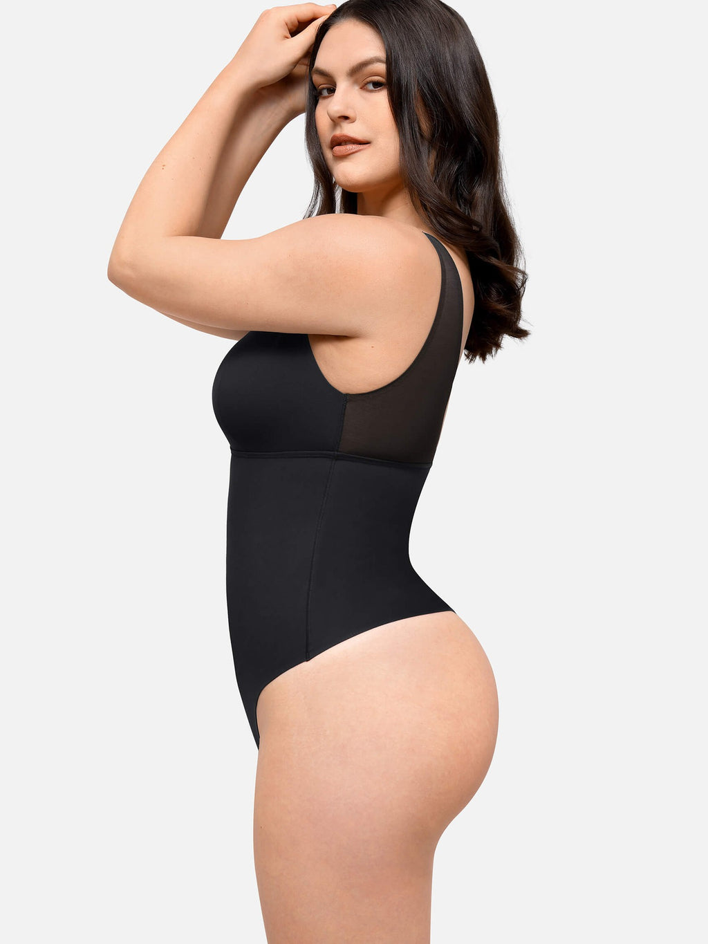 Plunge Breathable Seamless Shaping Bodysuit