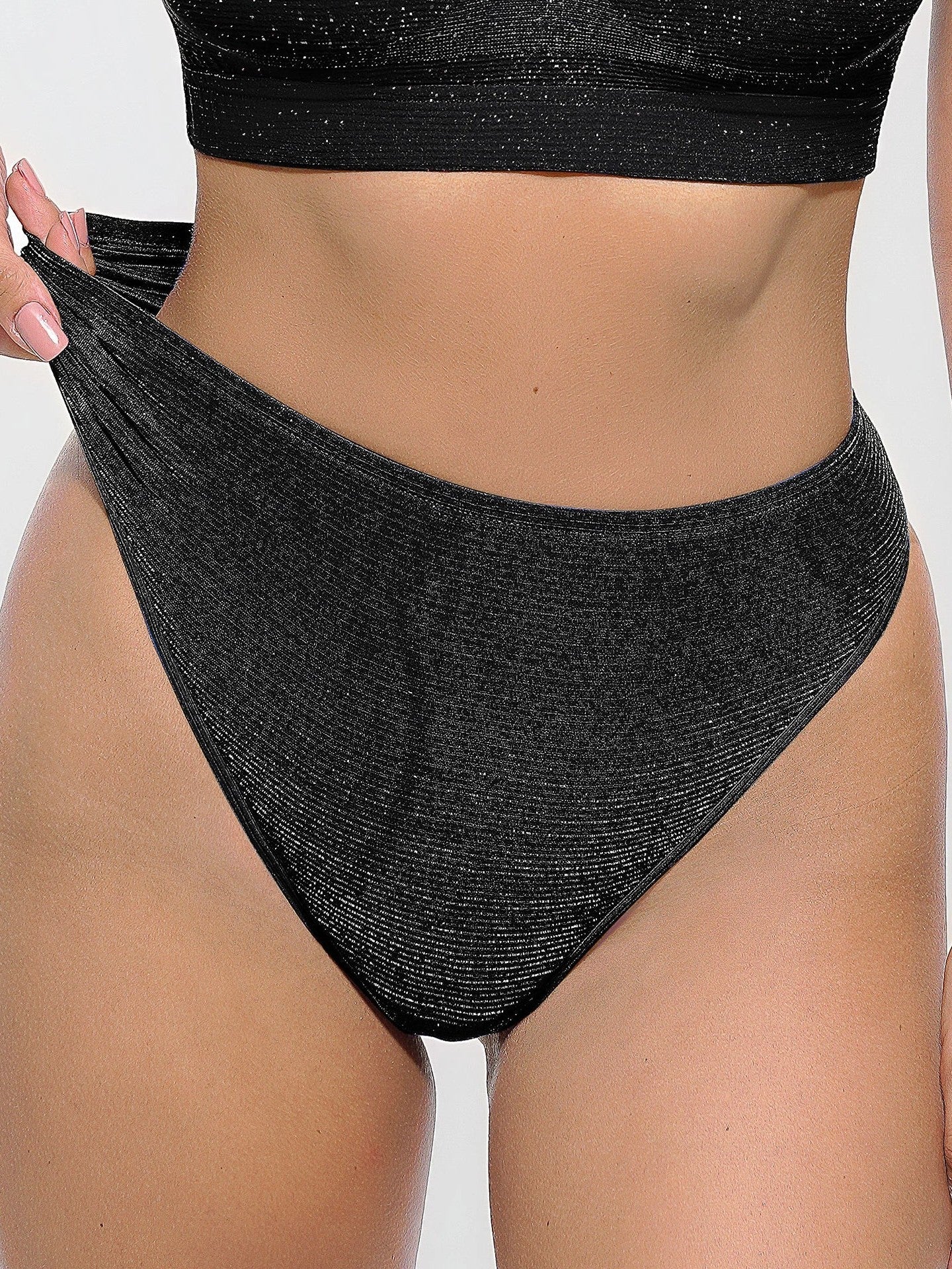Feelingirl Invisible Shimmer Wireless Comfort Bra & Panty