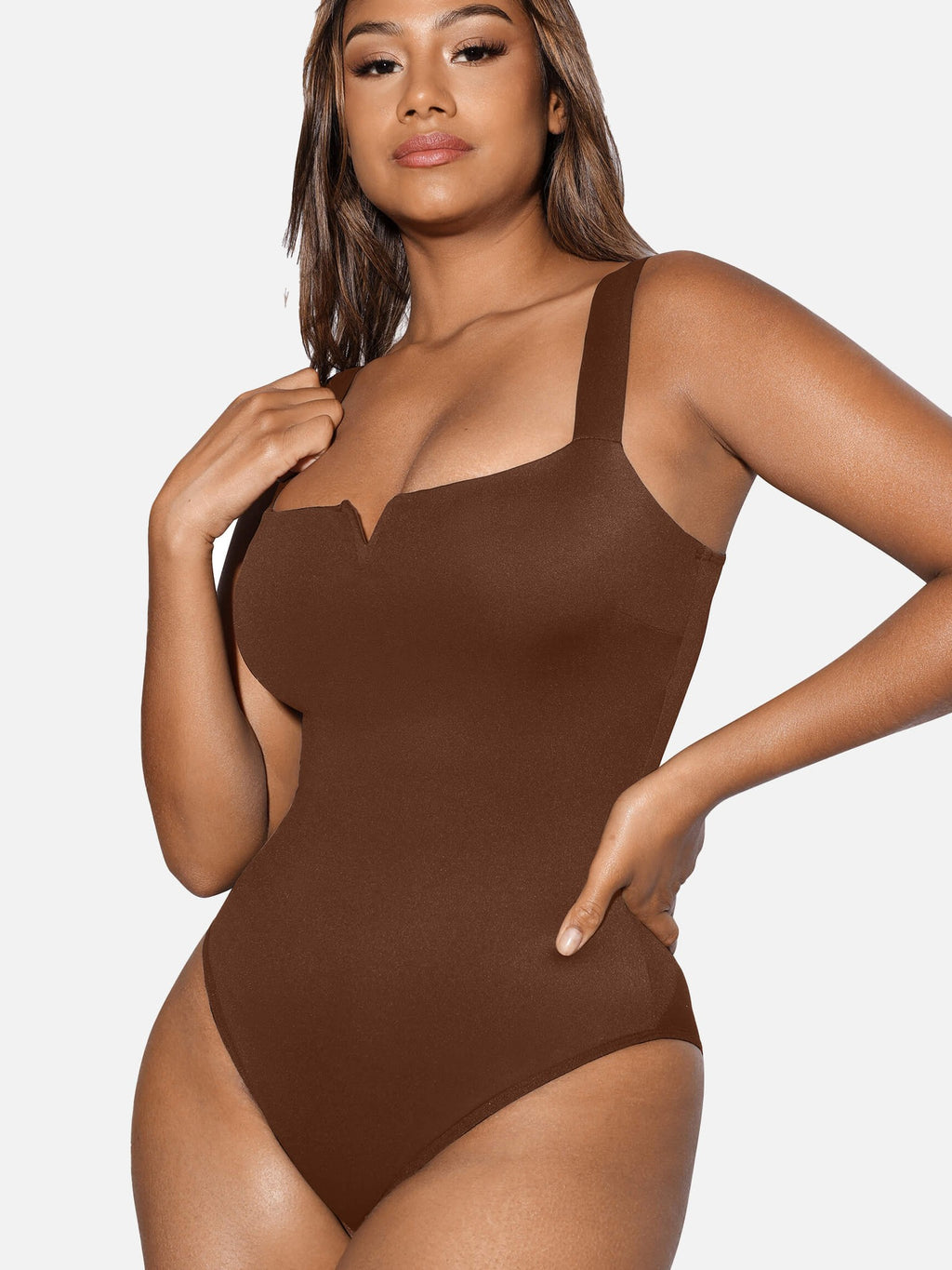 Square Neck Ultra-Stretch Sculpt Bodysuit