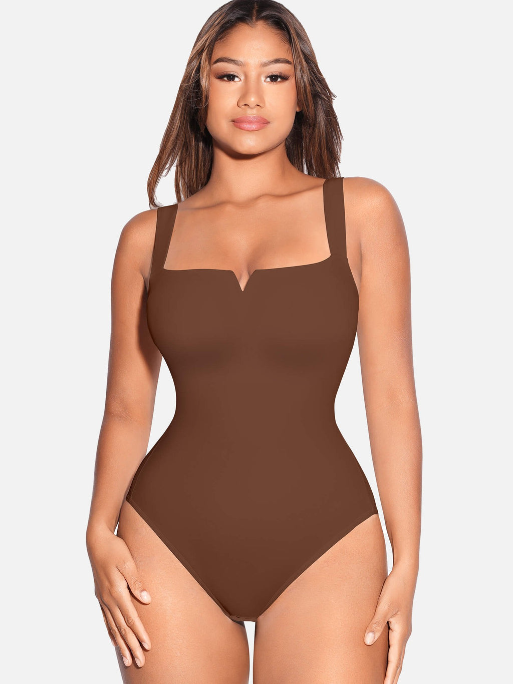 Square Neck Ultra-Stretch Sculpt Bodysuit