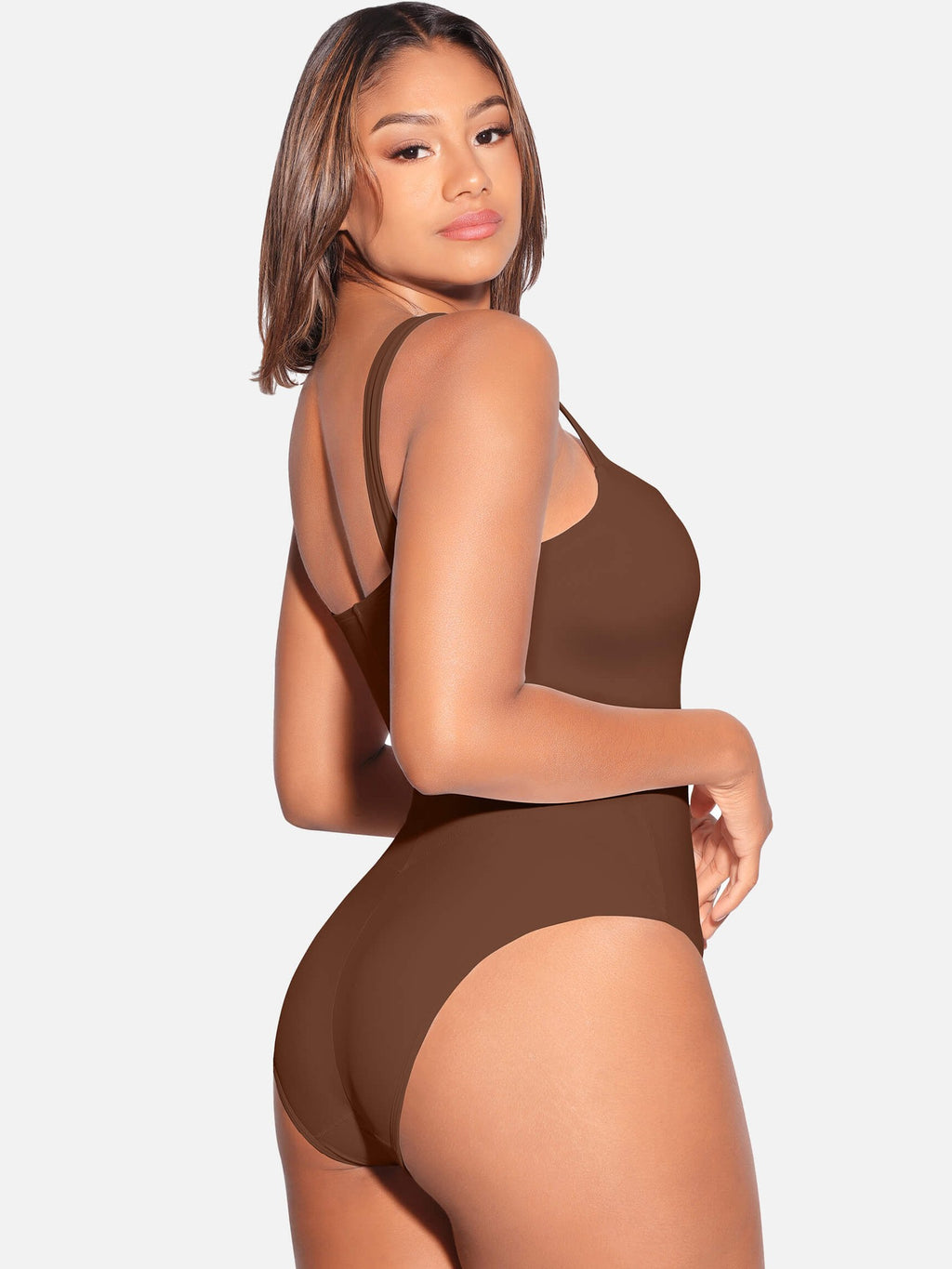 Square Neck Ultra-Stretch Sculpt Bodysuit