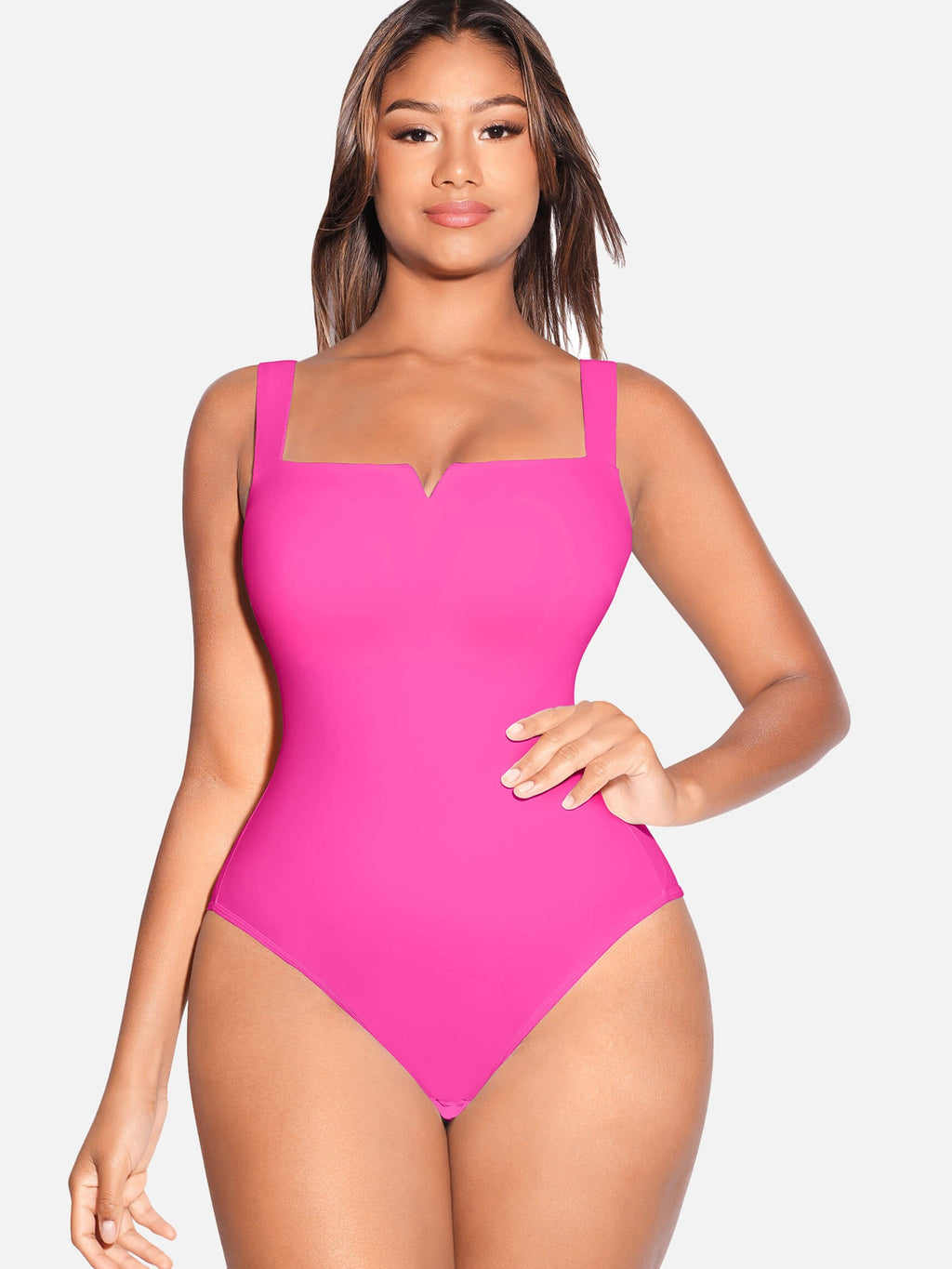 Square Neck Ultra-Stretch Sculpt Bodysuit