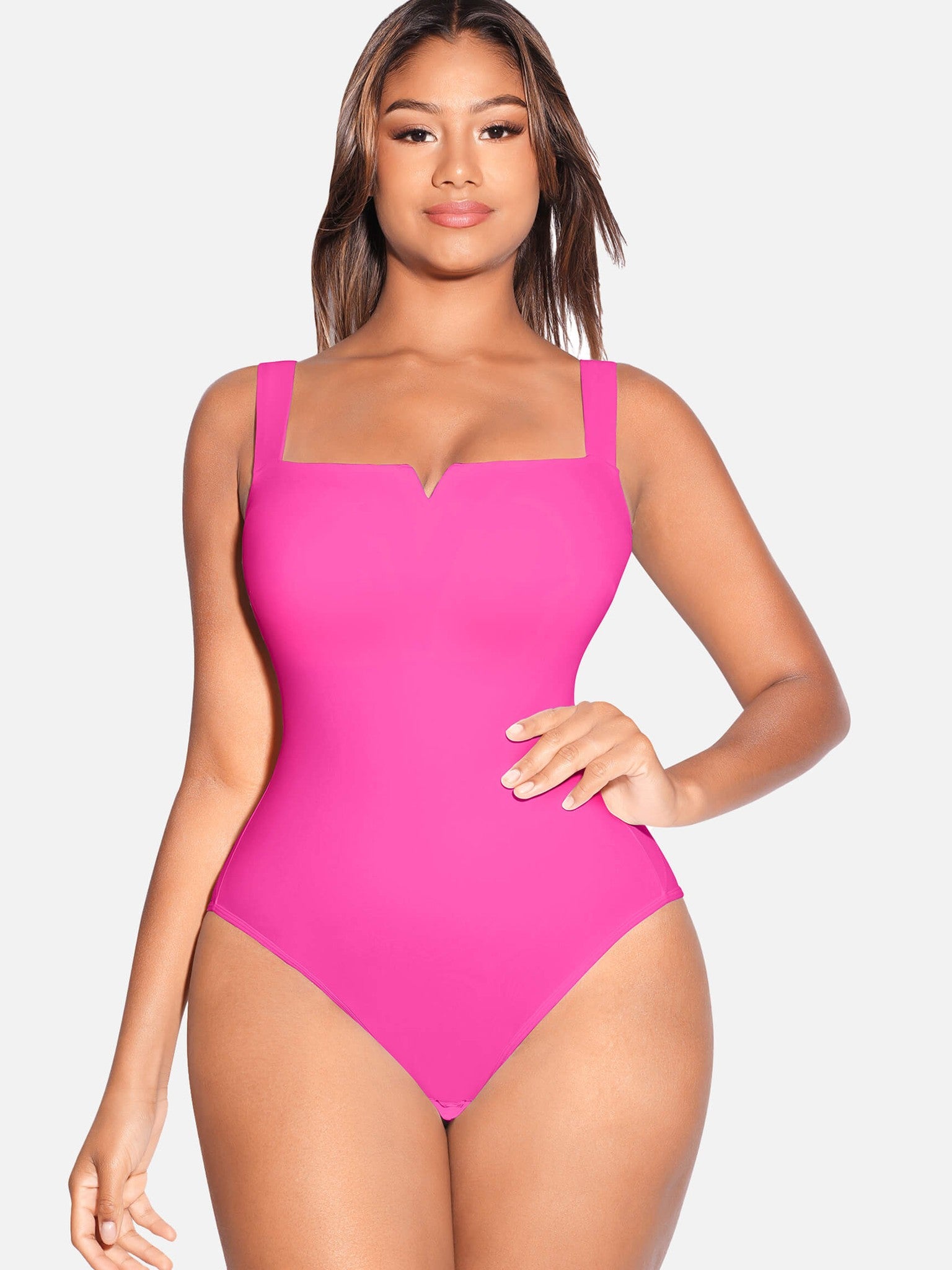 Square Neck Ultra-Stretch Sculpt Bodysuit