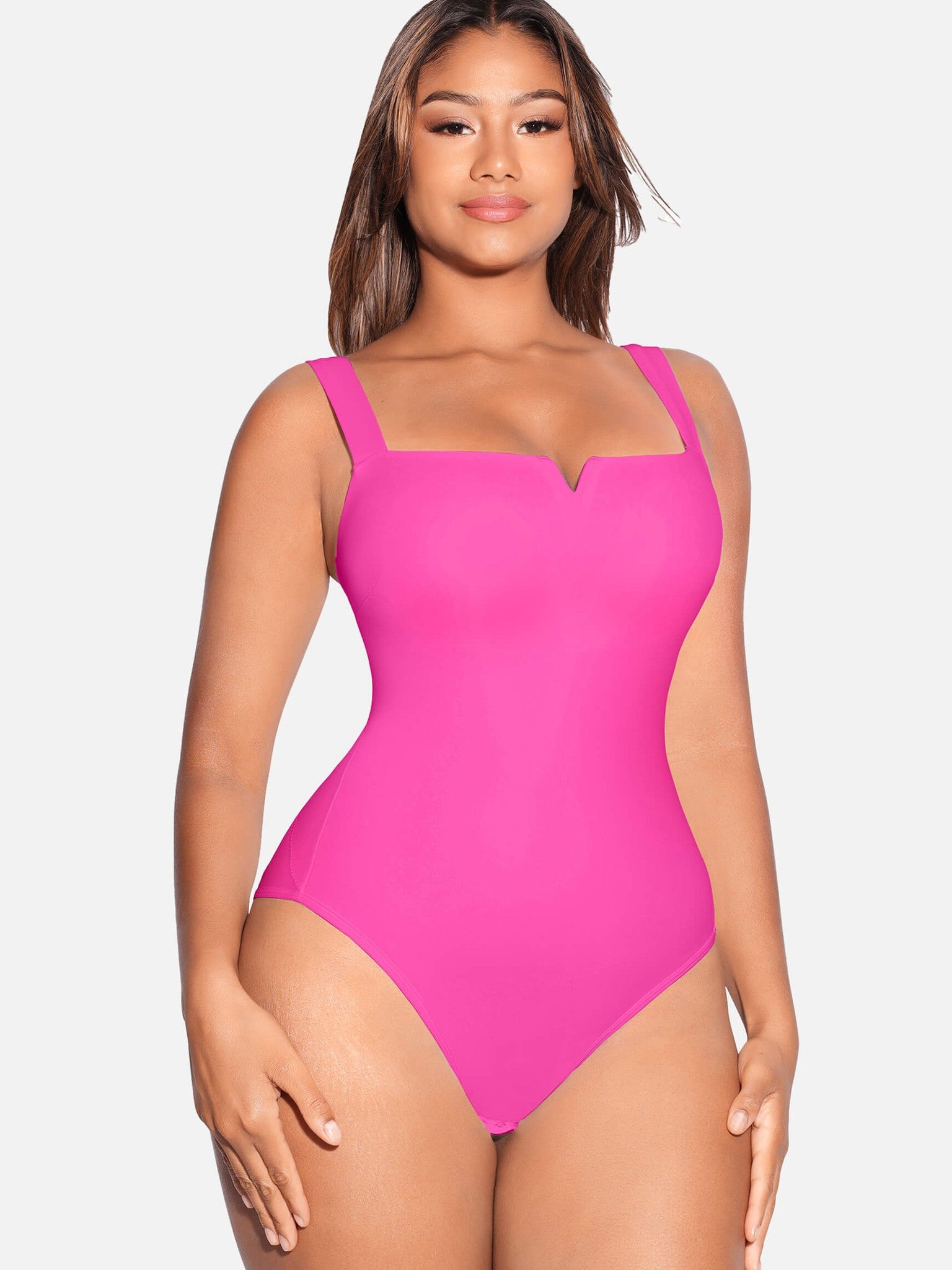 Square Neck Ultra-Stretch Sculpt Bodysuit