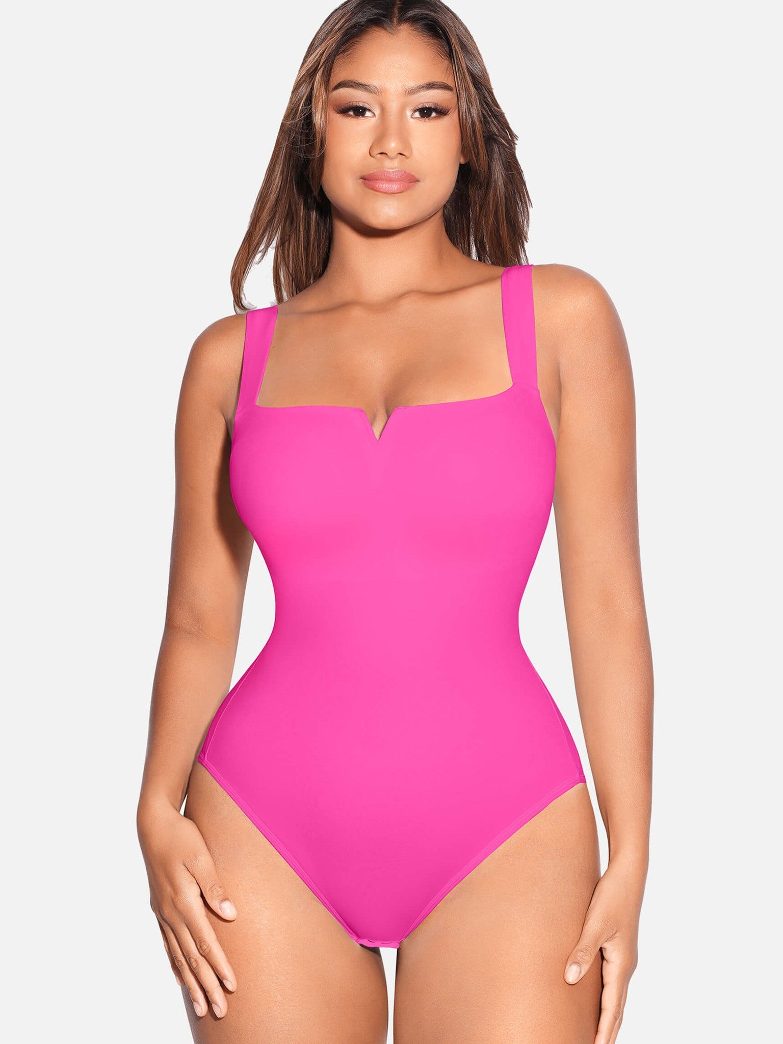 Square Neck Ultra-Stretch Sculpt Bodysuit