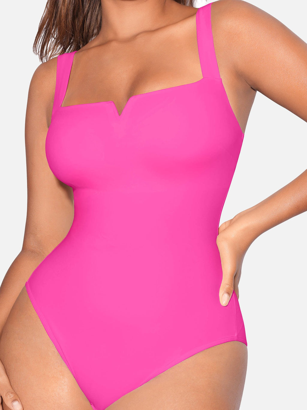 Square Neck Ultra-Stretch Sculpt Bodysuit