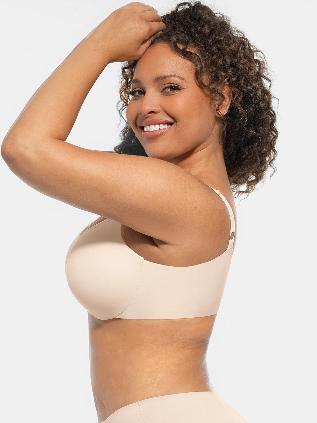 Adjustable-Strap Underwire Deep V-neck Bra Bundle
