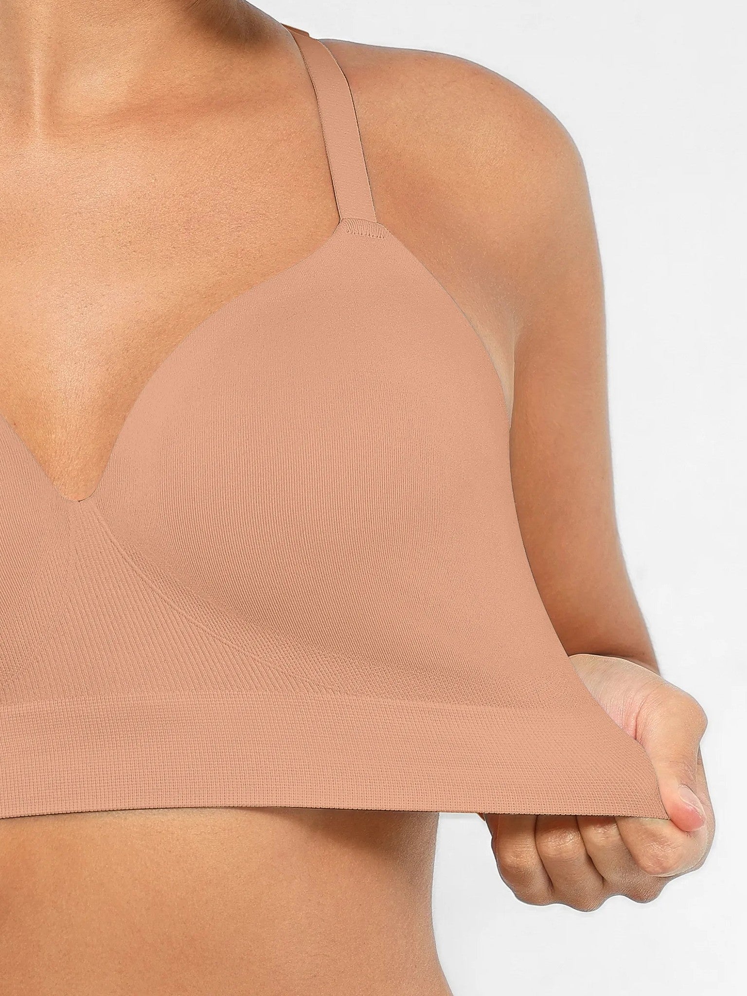 Wireless Push-Up Seamless Comfort Full Coverage Bra