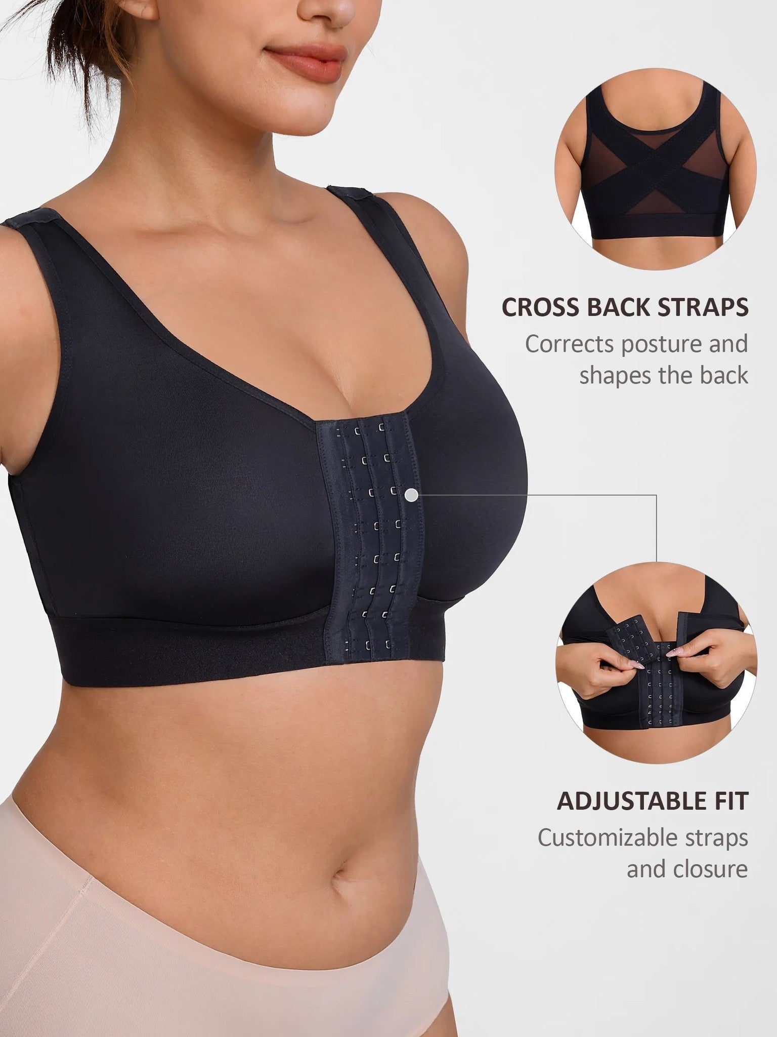 Feelingirl Arms Breast Support Adjustable Top for Recovery Daily