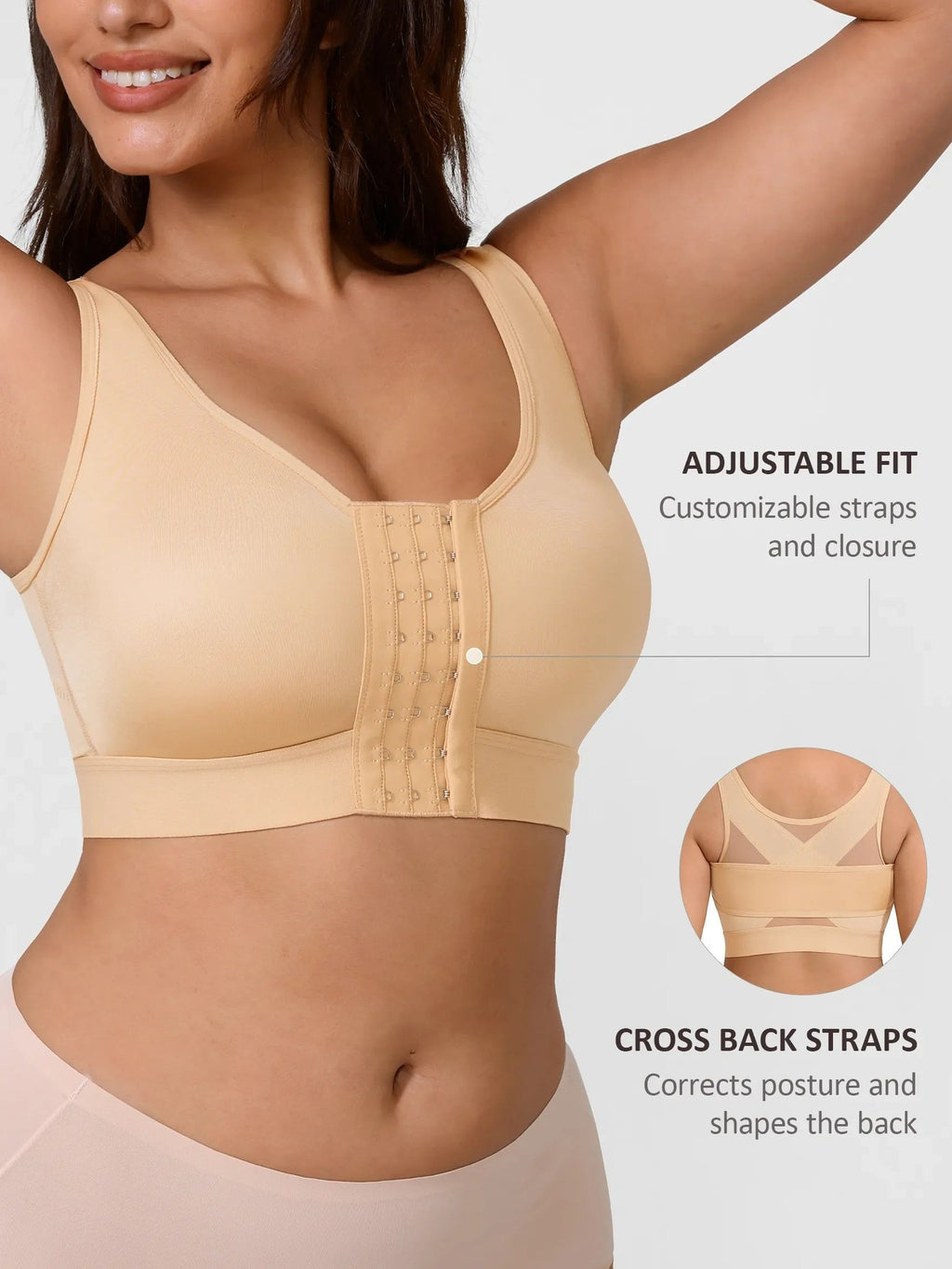 Feelingirl Arms Breast Support Adjustable Top for Recovery Daily