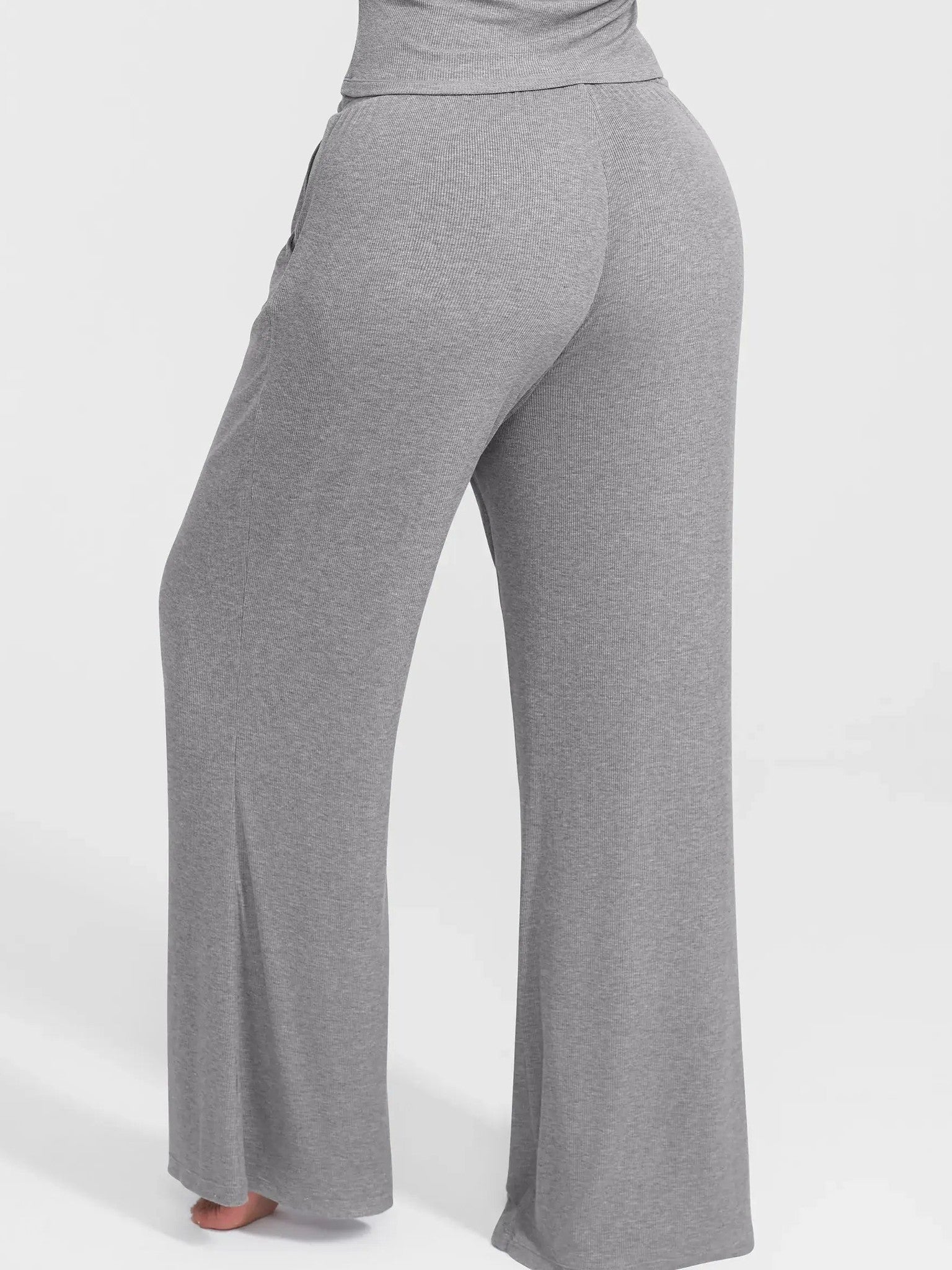 Feelingirl Breathable Ribbed Loungewear Pants