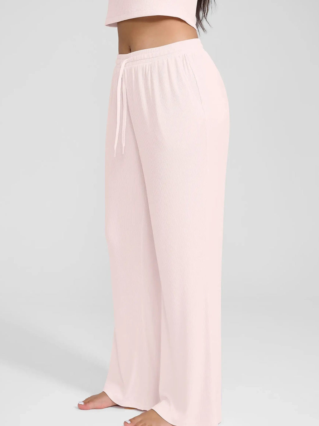 Feelingirl Breathable Ribbed Loungewear Pants