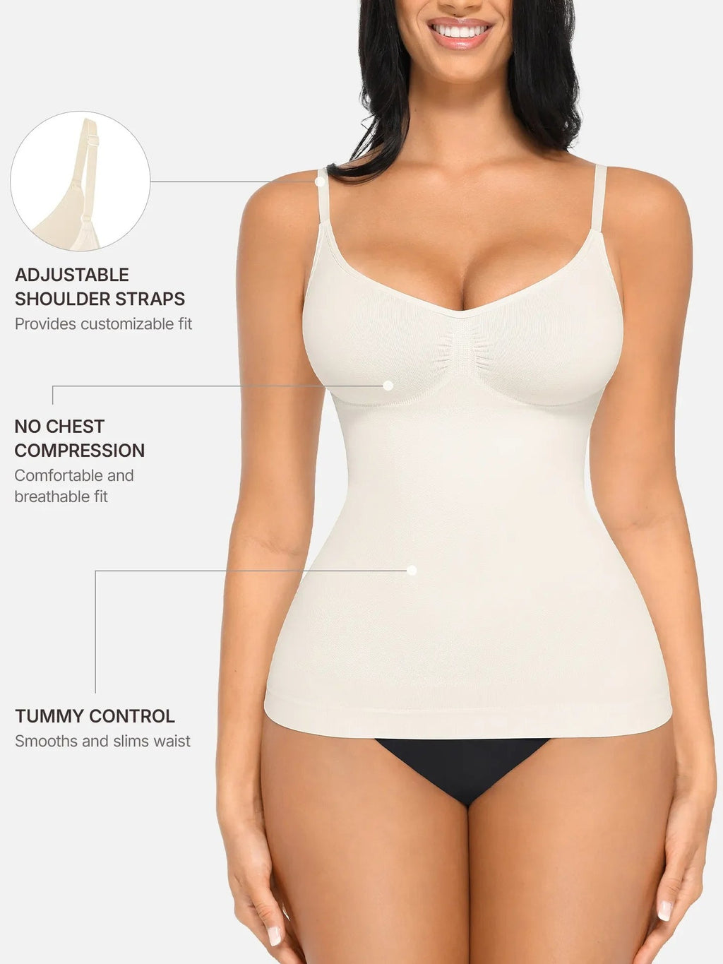 Bust Support Shaping Tank Top