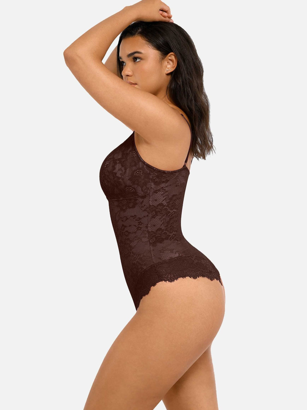 2-Pack Lace V Neck Bodysuit Bundle