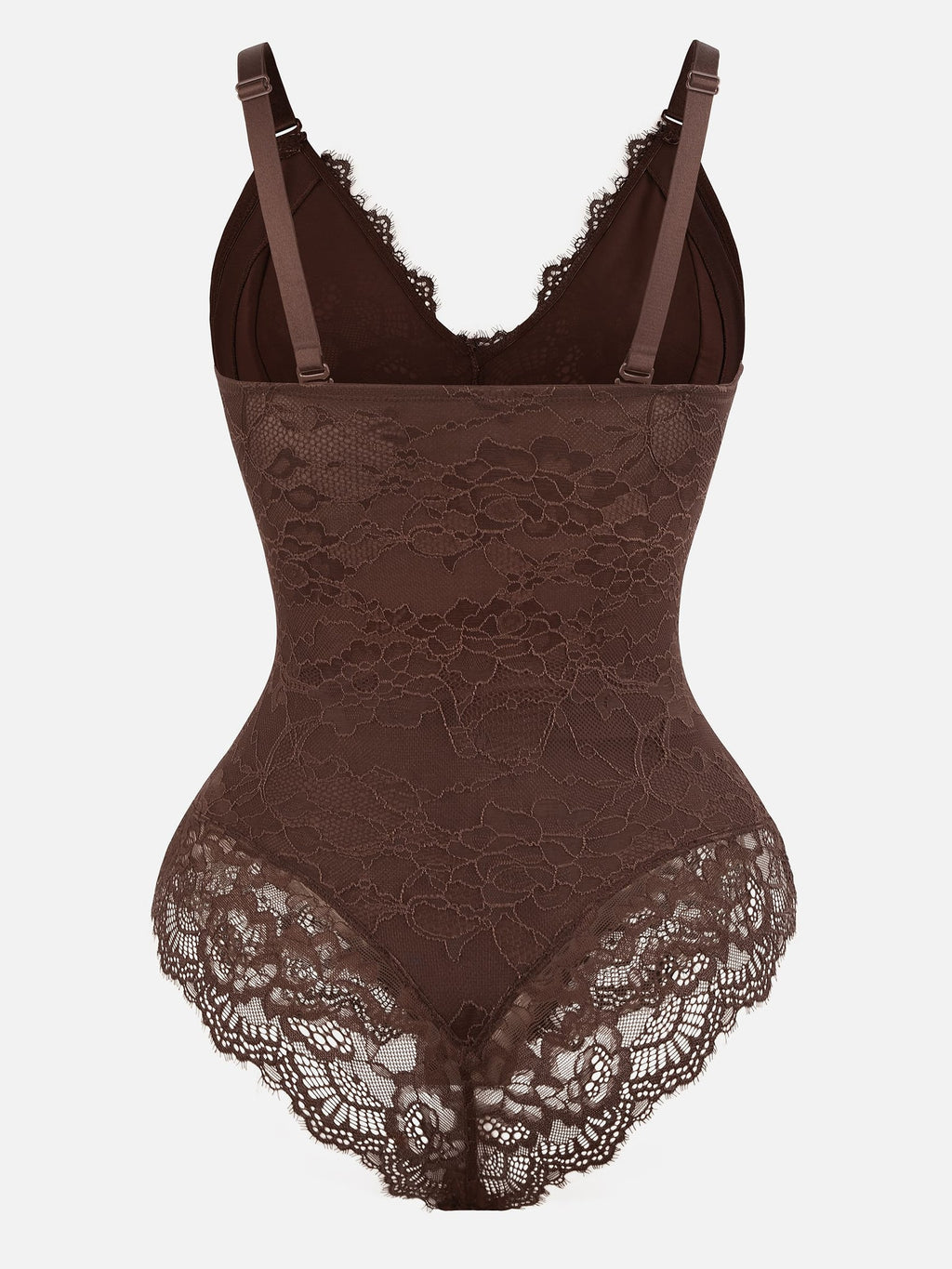 Lace V-Neck Breathable Bodysuit