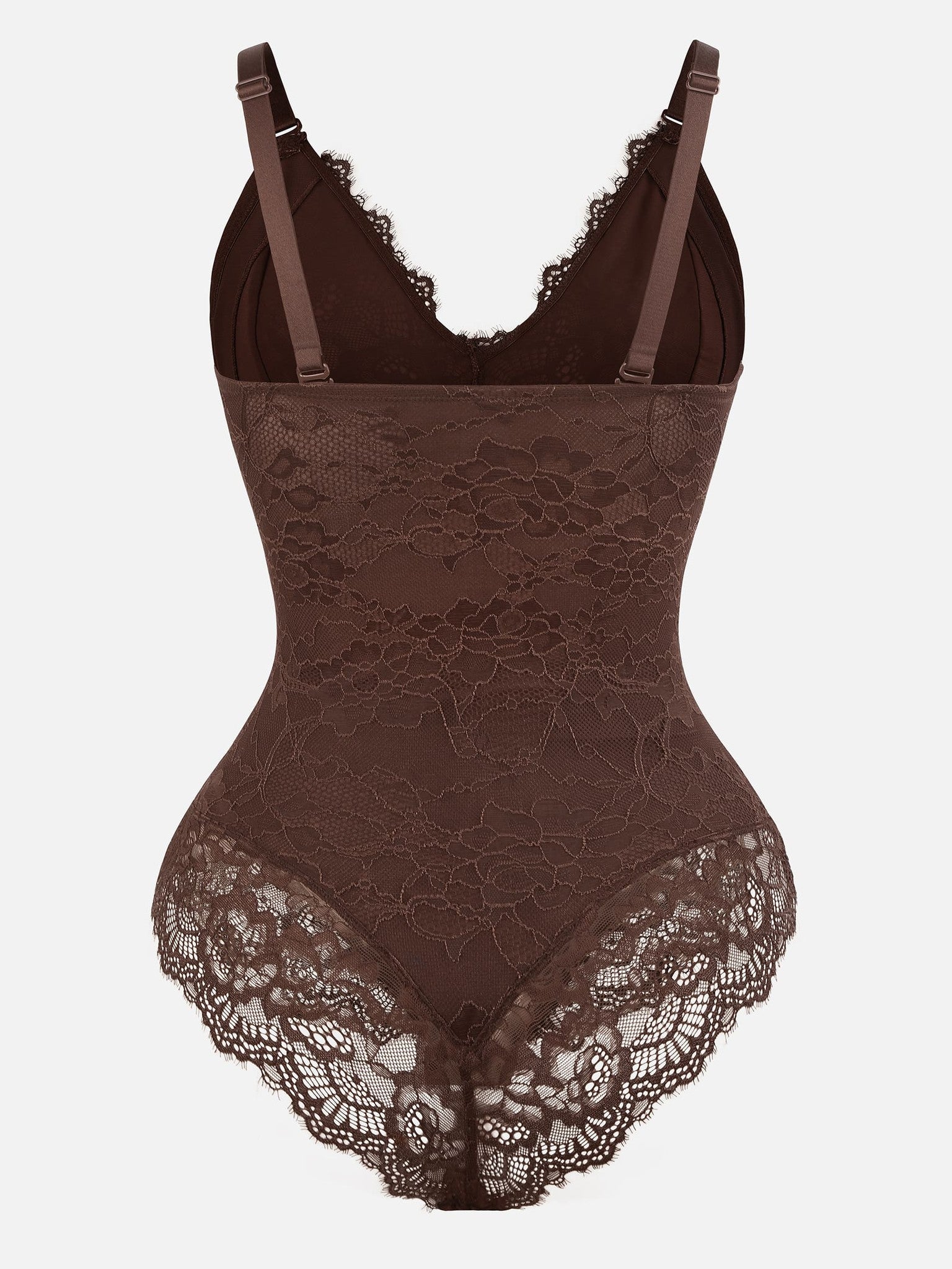 Lace V-Neck Breathable Bodysuit