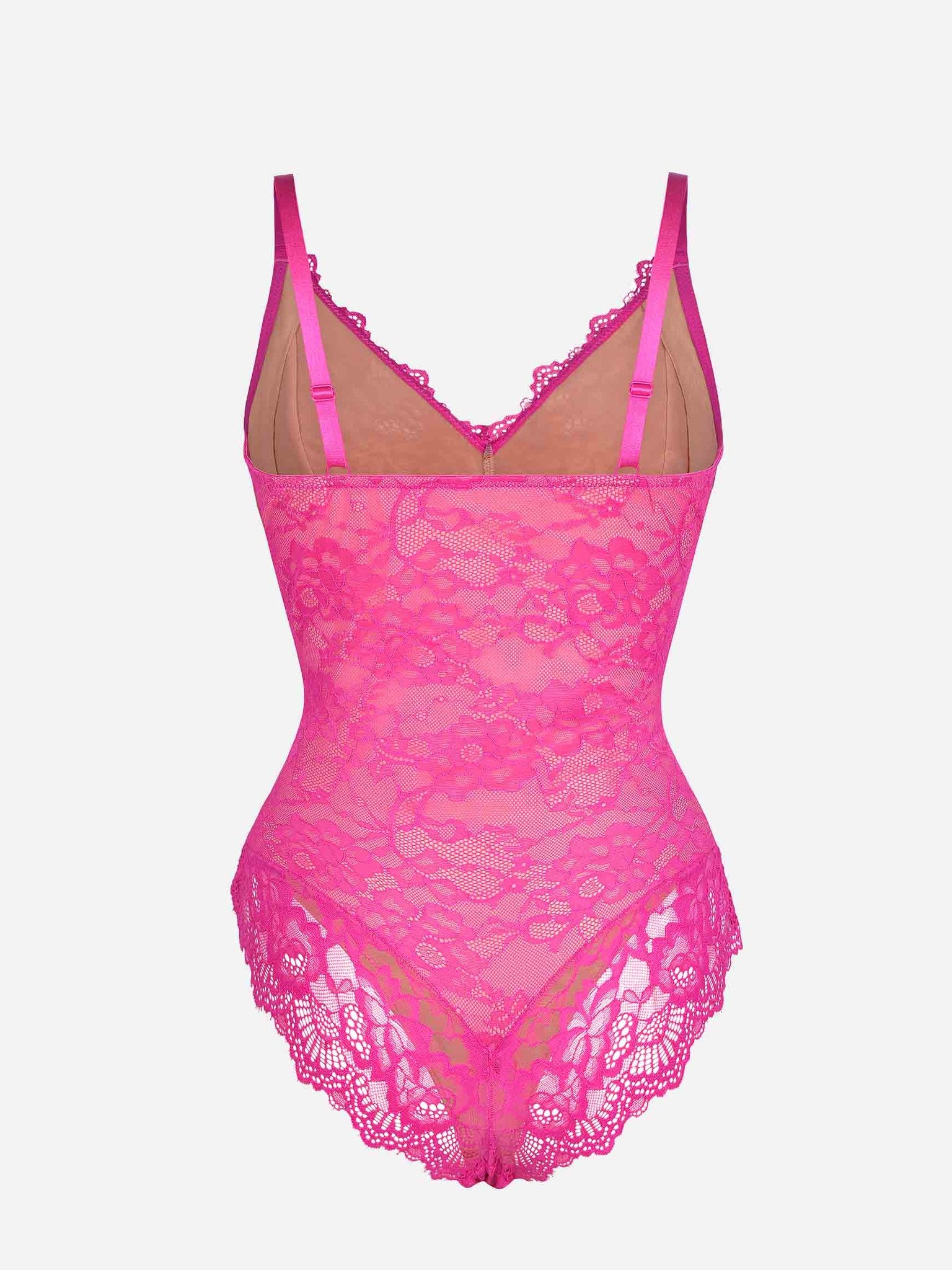 Lace V-Neck Breathable Bodysuit