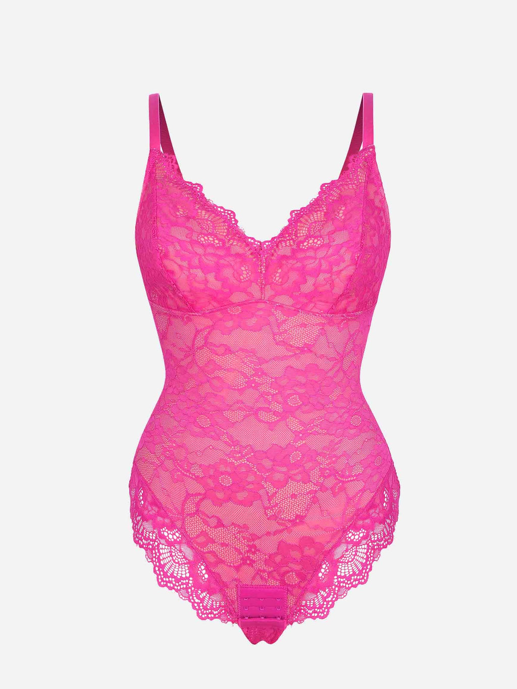 Lace V-Neck Breathable Bodysuit