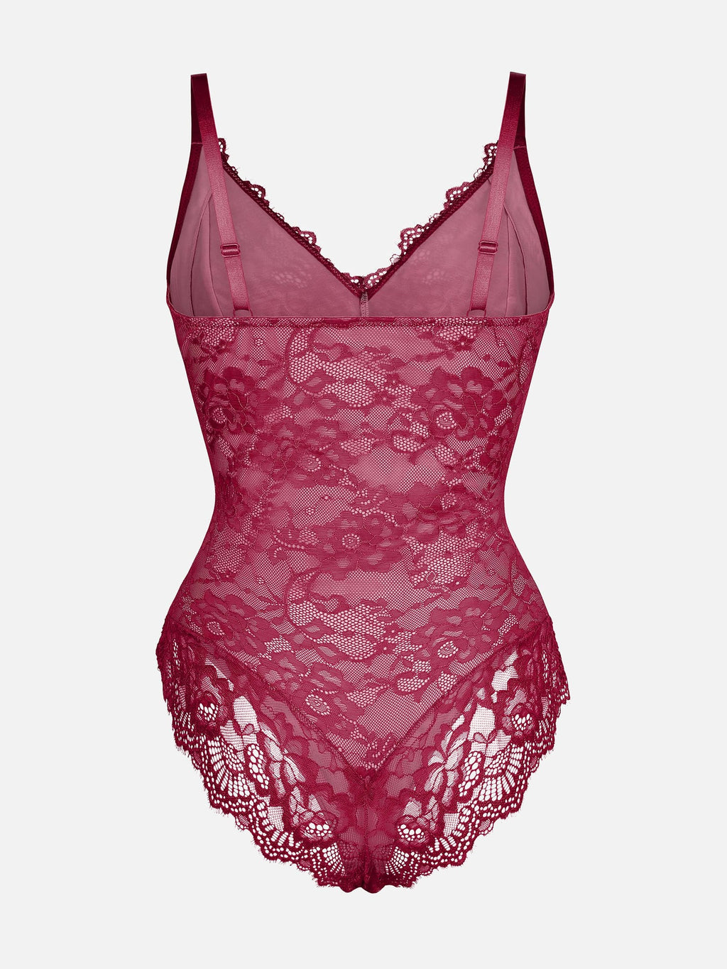 Lace V-Neck Breathable Bodysuit