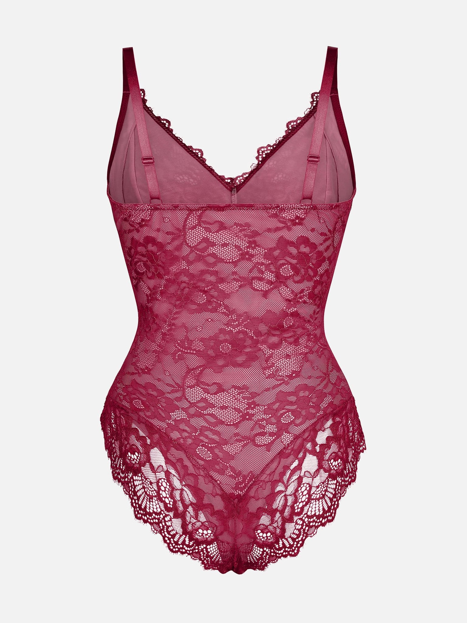 Lace V-Neck Breathable Bodysuit