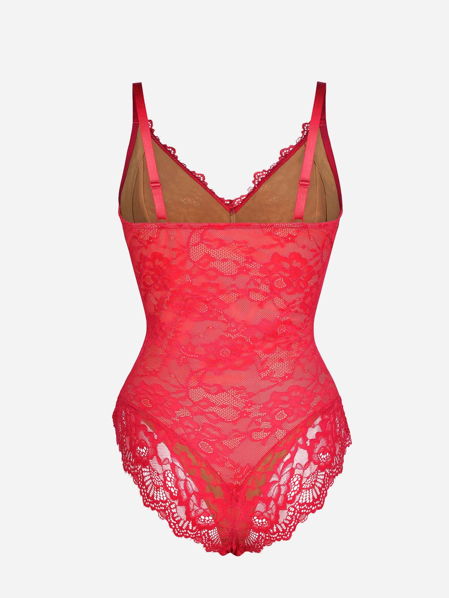 Lace V-Neck Breathable Bodysuit