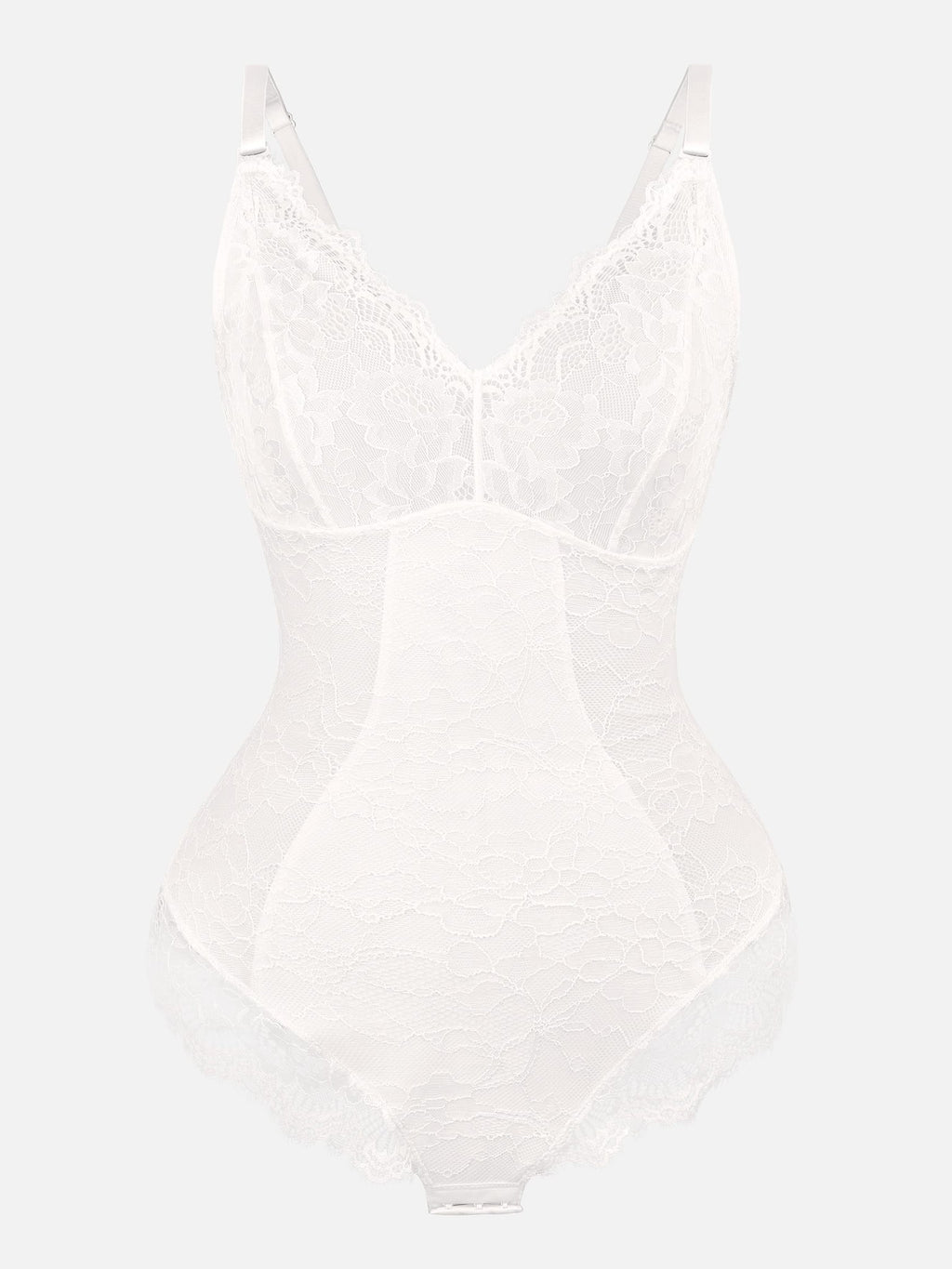 Lace V-Neck Breathable Bodysuit