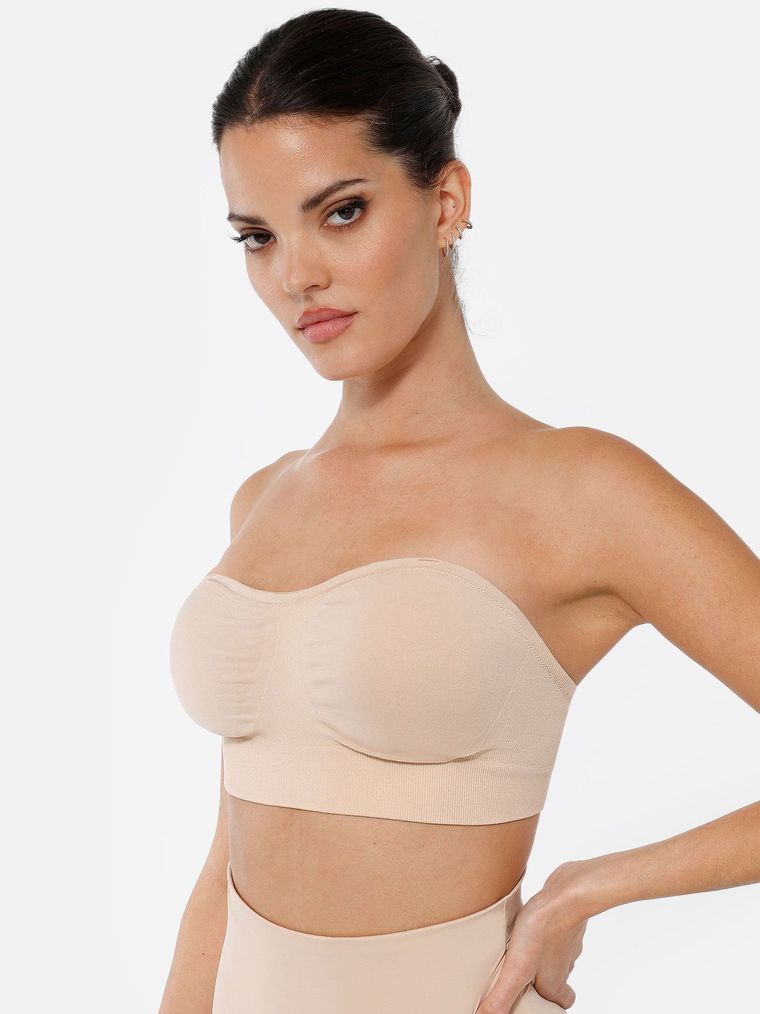 Seamless Anti-Slip Bandeau Bra
