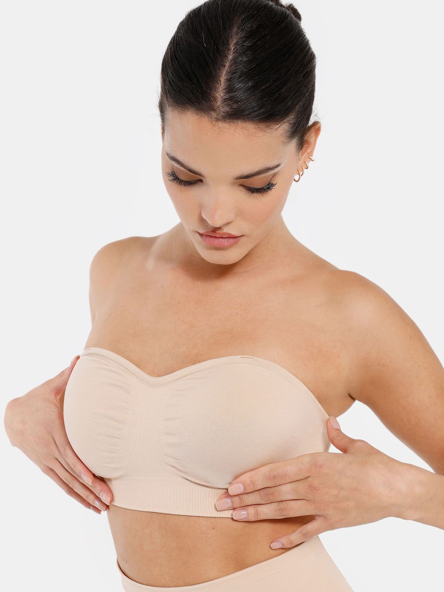 Seamless Anti-Slip Bandeau Bra