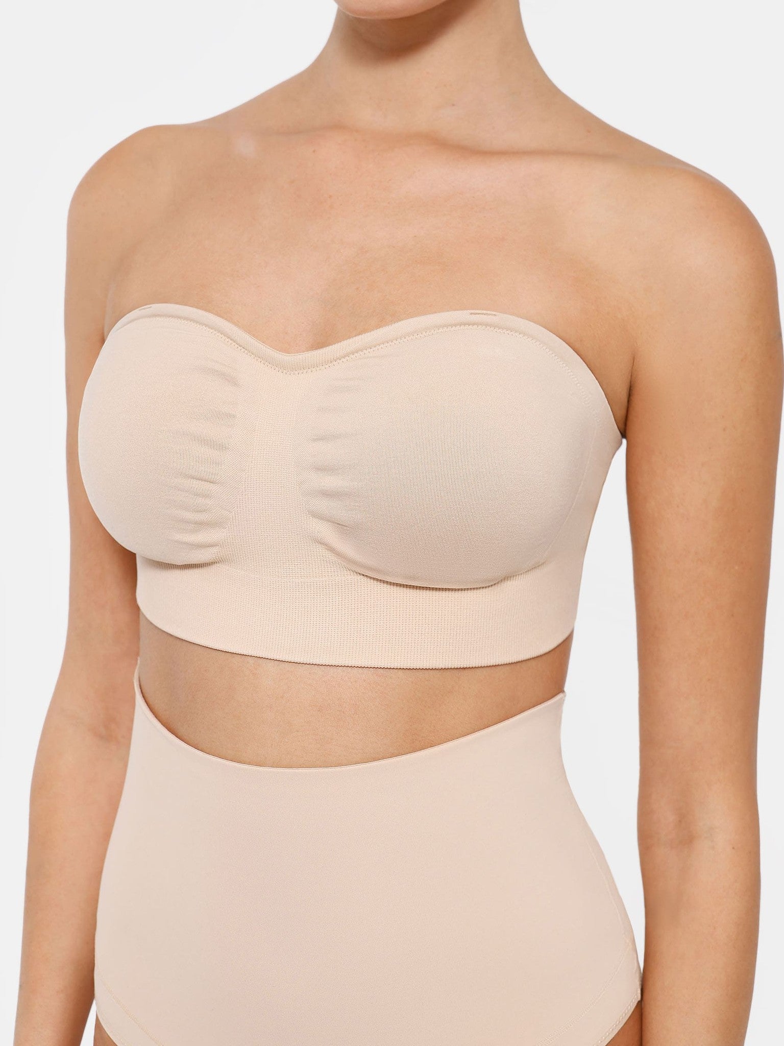 Seamless Anti-Slip Bandeau Bra