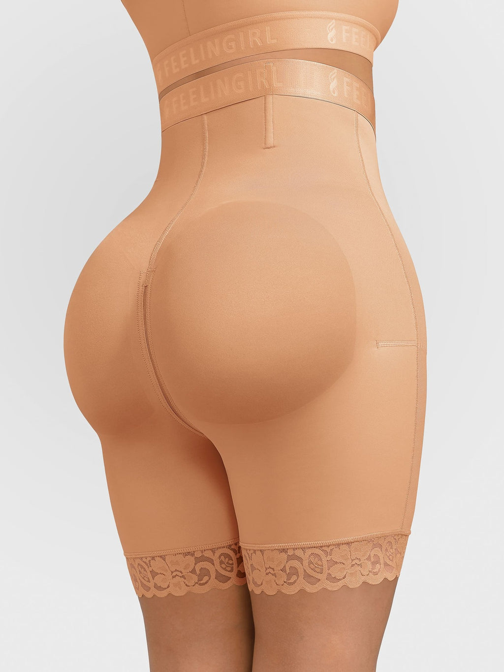 Feelingirl Steel-Boned High-Waist Shaper