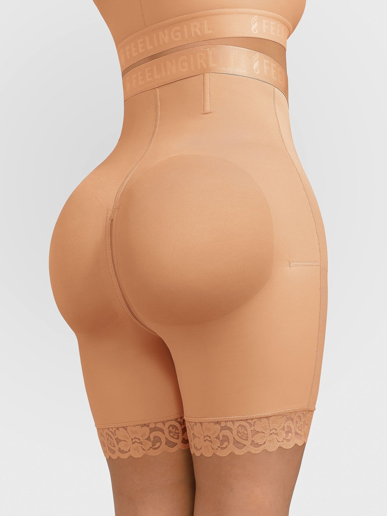 Feelingirl Steel-Boned High-Waist Shaper