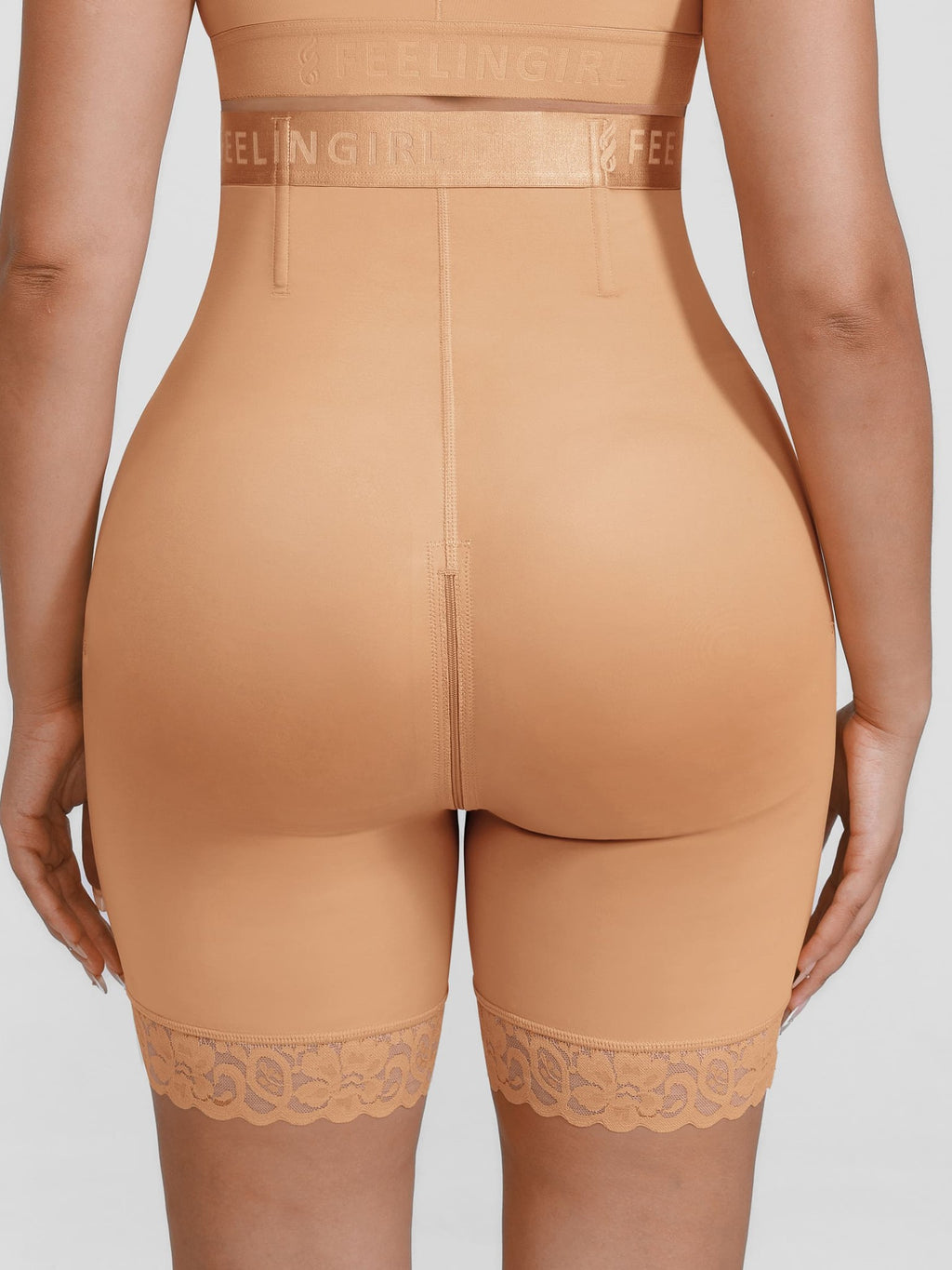 Feelingirl Steel-Boned High-Waist Shaper
