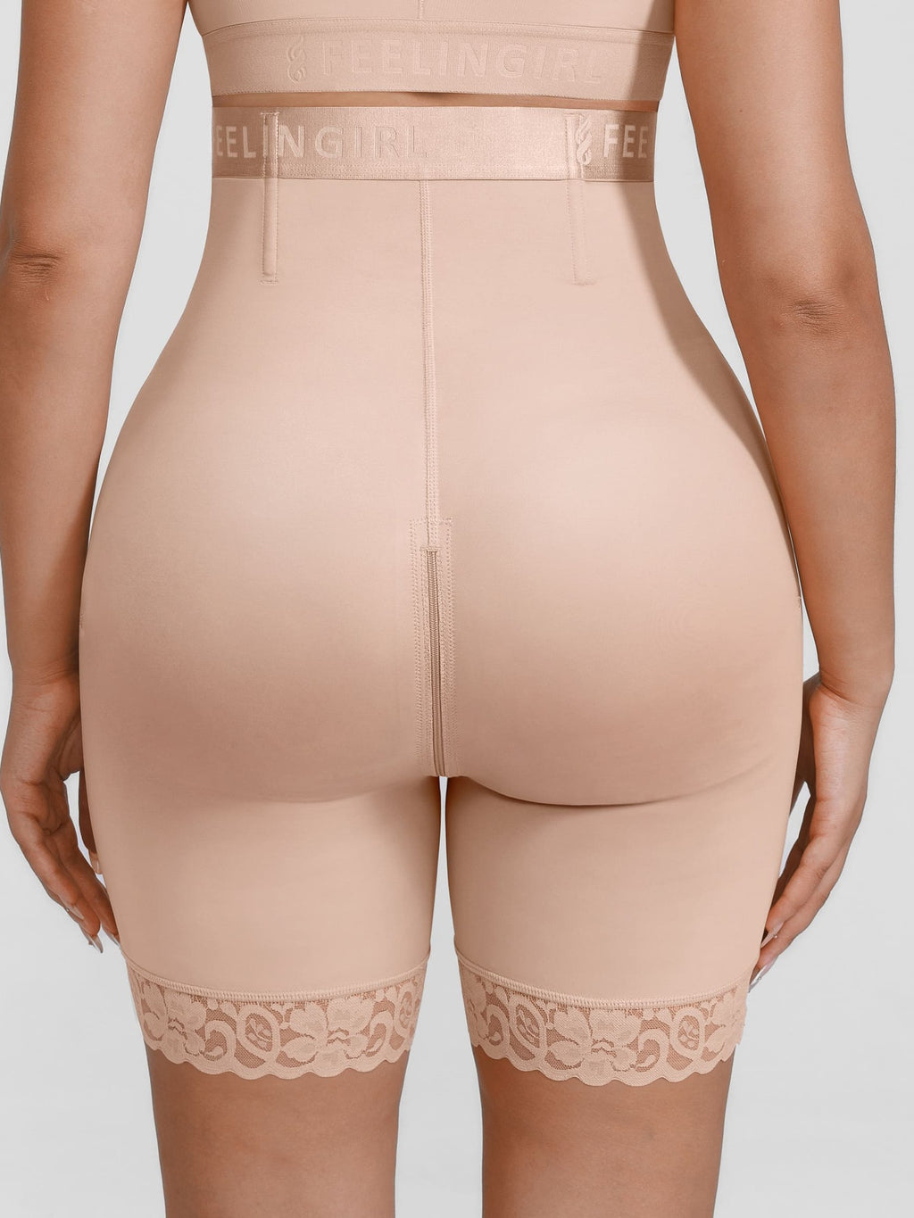 Feelingirl Steel-Boned High-Waist Shaper
