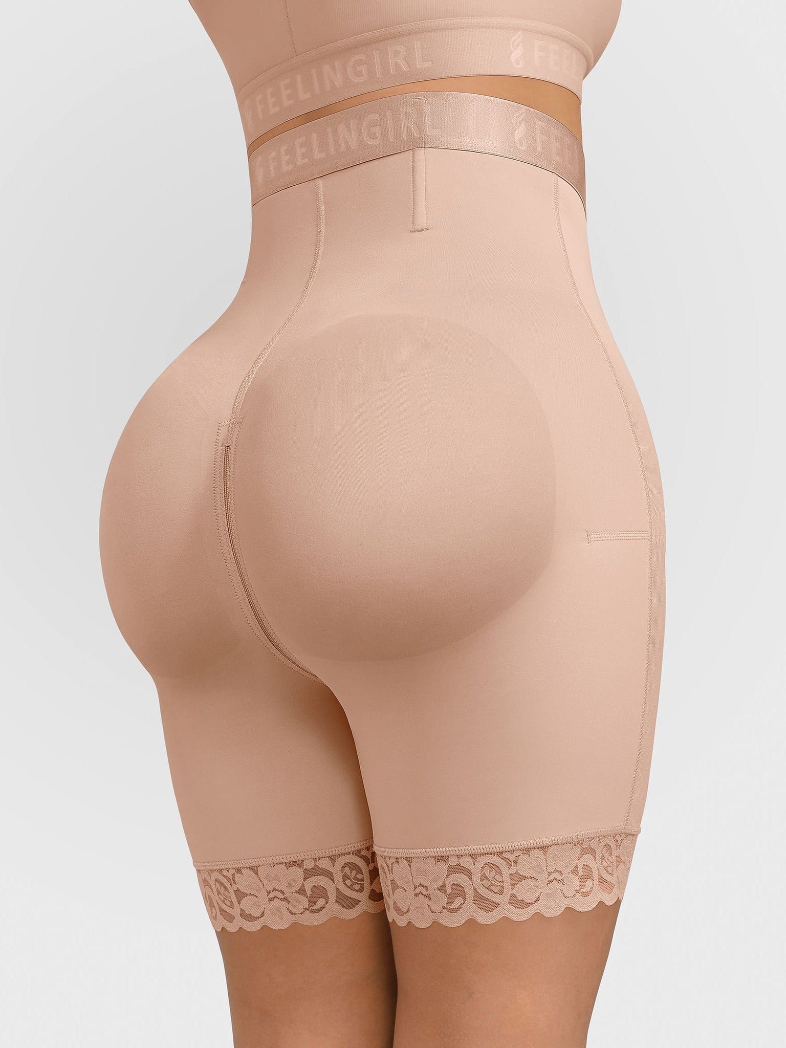 Feelingirl Steel-Boned High-Waist Shaper