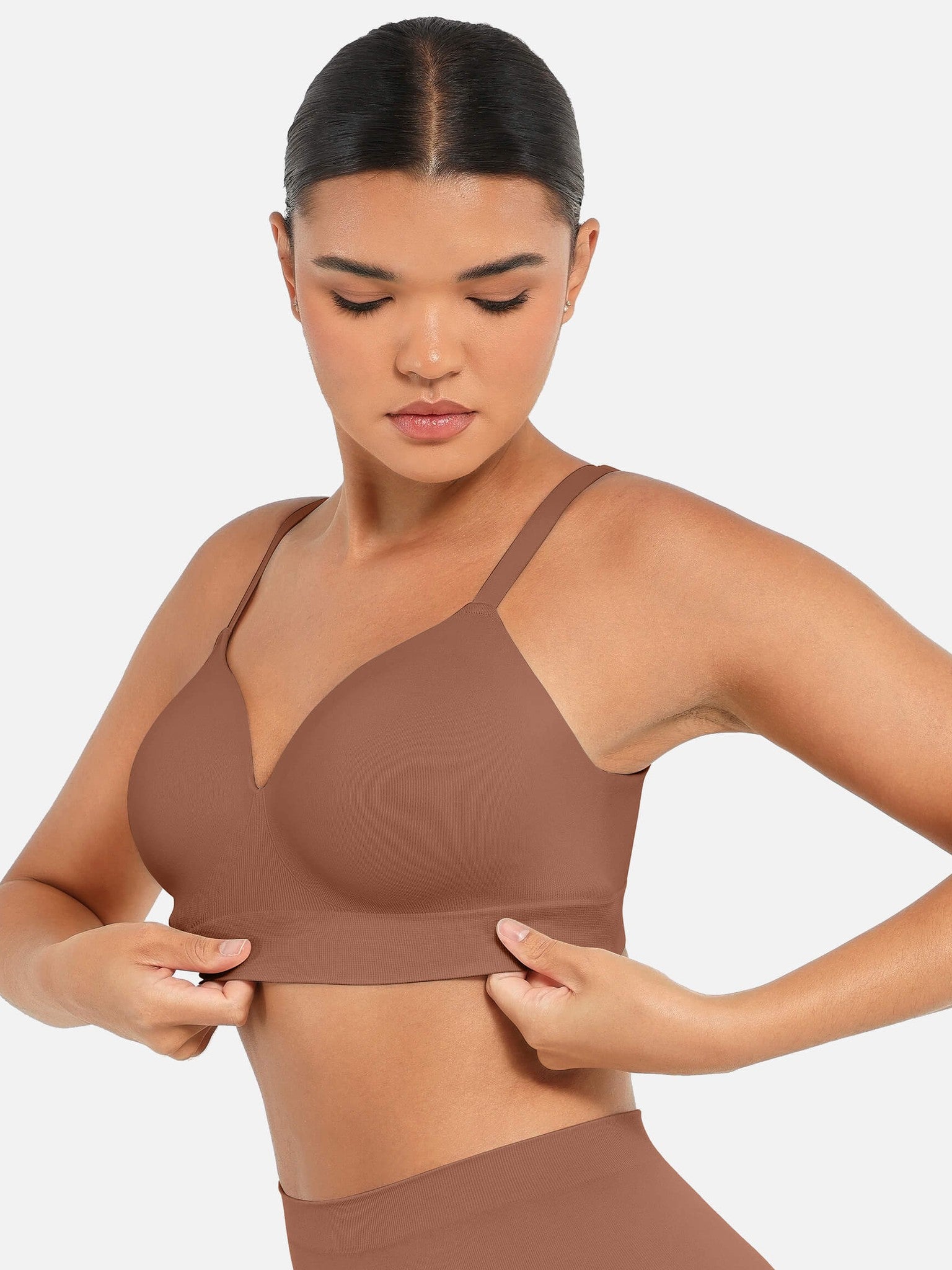 Wireless Push-Up Seamless Full Coverage Bra Bundle