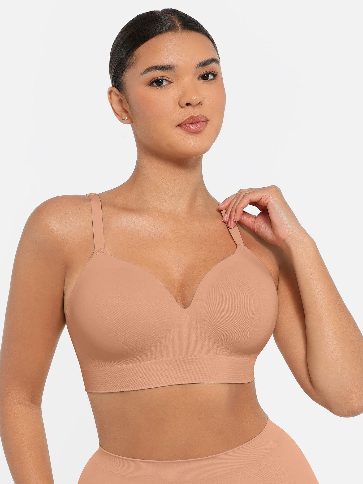 Wireless Push-Up Seamless Full Coverage Bra Bundle