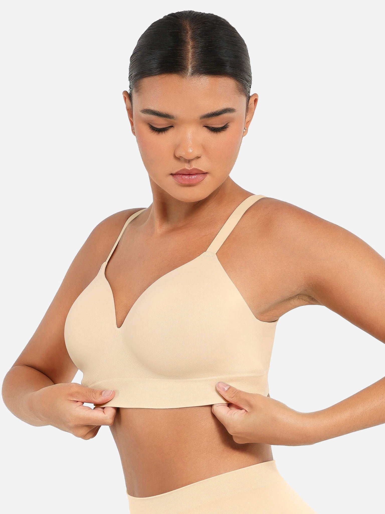 Wireless Push-Up Seamless Full Coverage Bra Bundle
