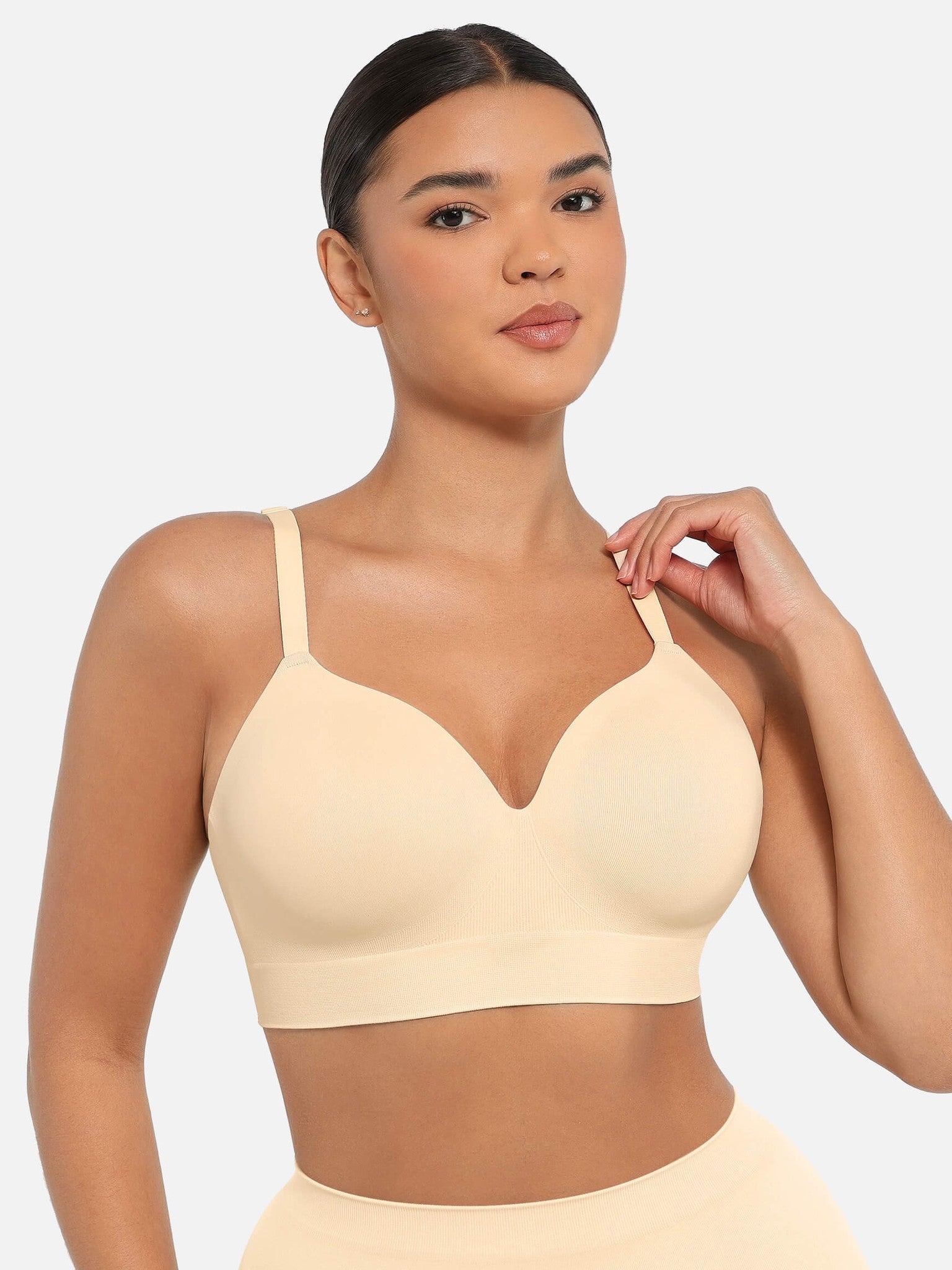 Wireless Push-Up Seamless Full Coverage Bra Bundle