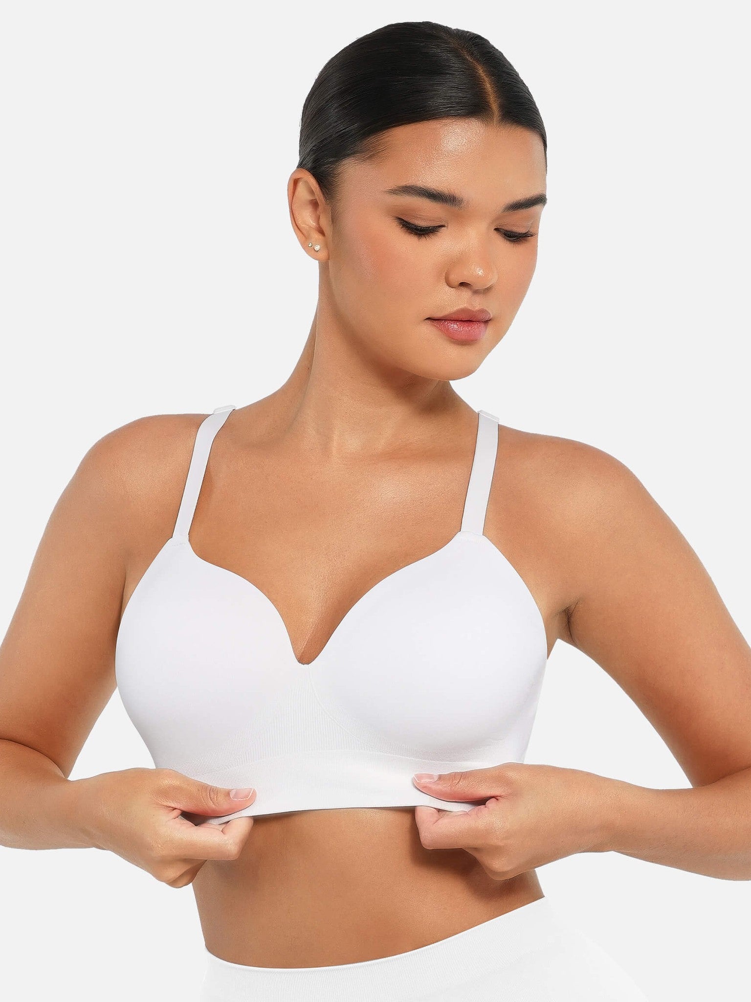 Wireless Push-Up Seamless Full Coverage Bra Bundle