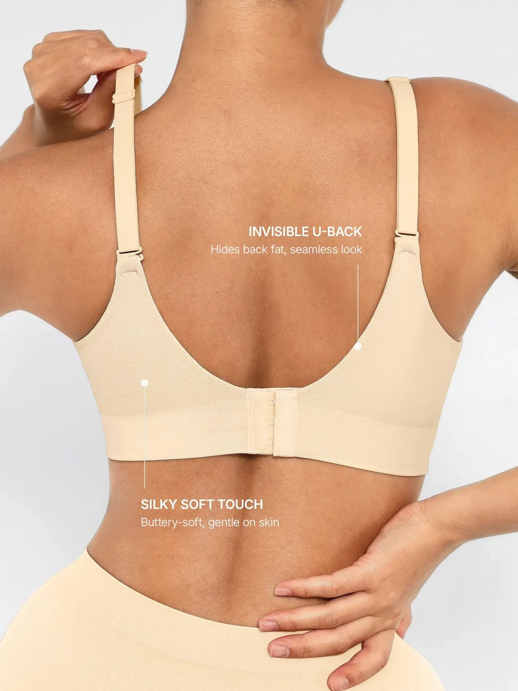 Wireless Push-Up Seamless Comfort Full Coverage Bra