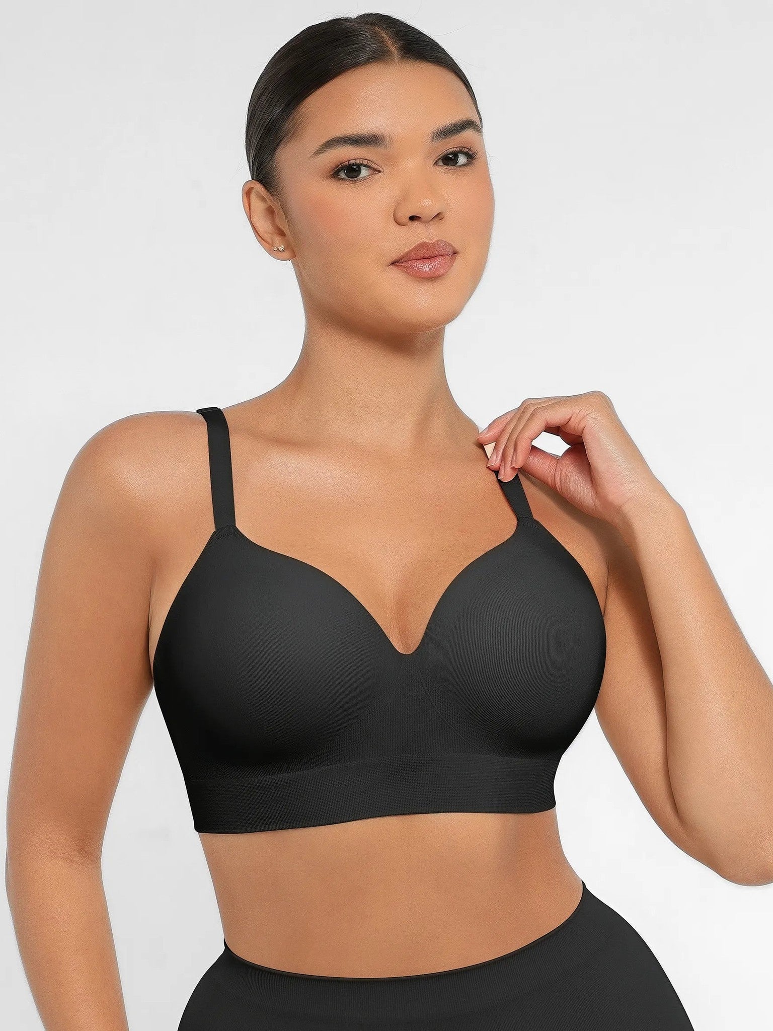 Wireless Push-Up Seamless Comfort Full Coverage Bra